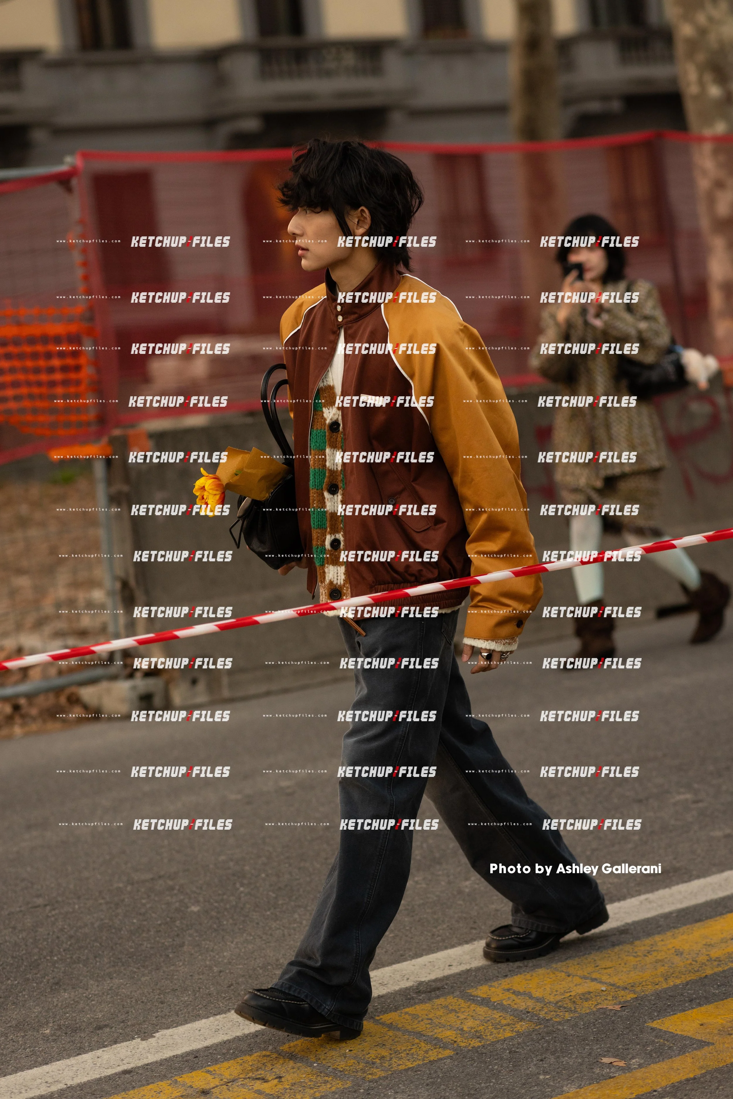 Street Style Photo of Guest at the FW26 Marni Milan Fashion Week Show