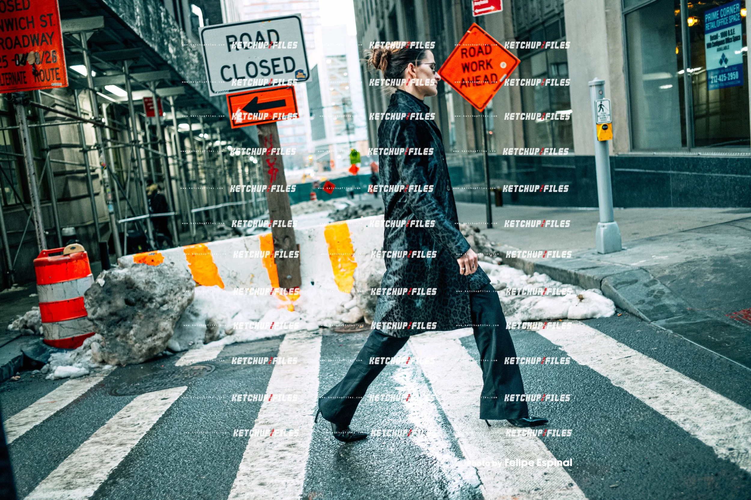 Street Style Photo of Guest at the Prabal Gurung FW26 New York Fashion Week Show