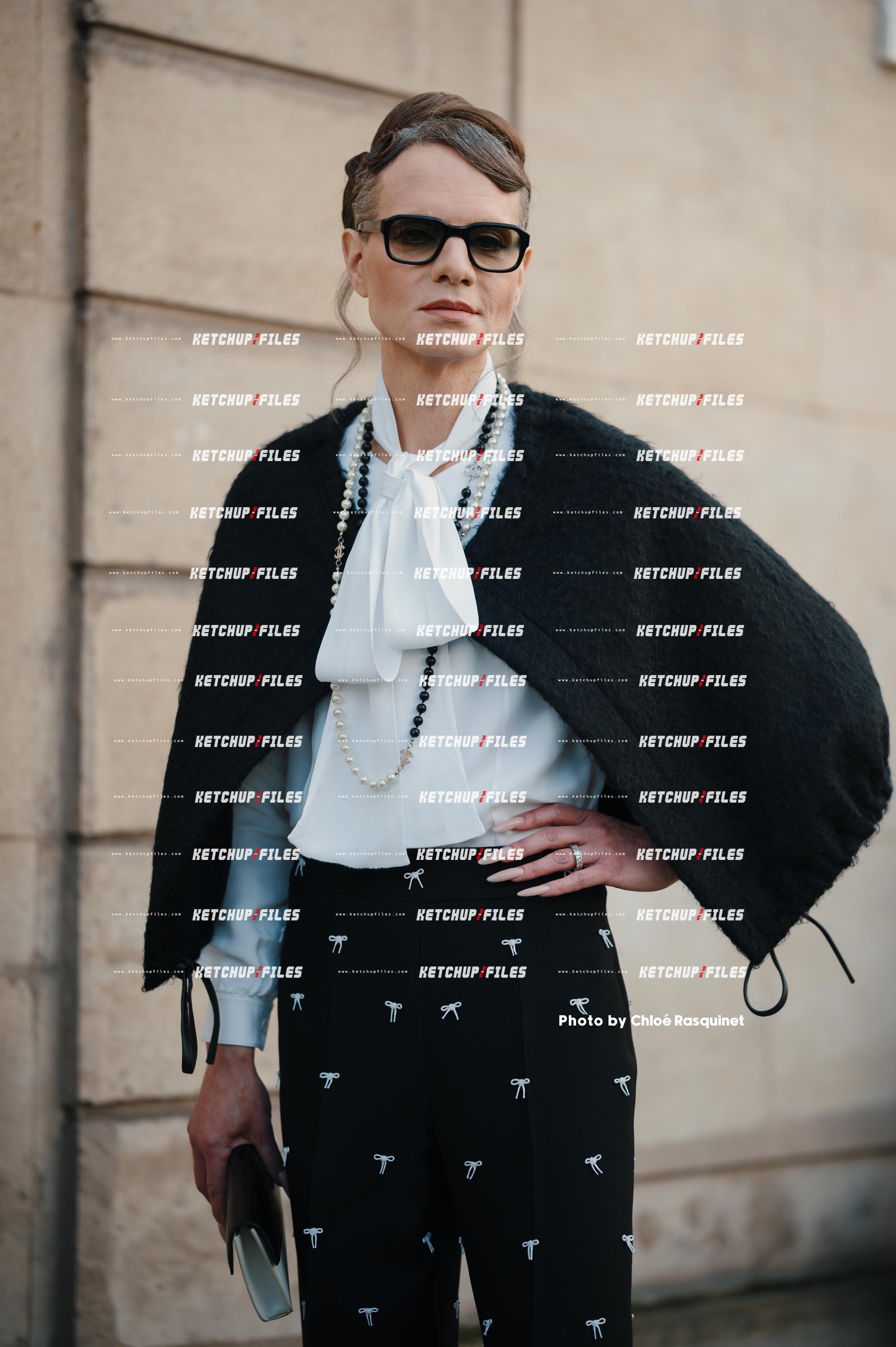 Street Style Photo of Jordan Roth at the Nina Ricci FW25 Show During Paris Fashion Week Fall Winter 2025