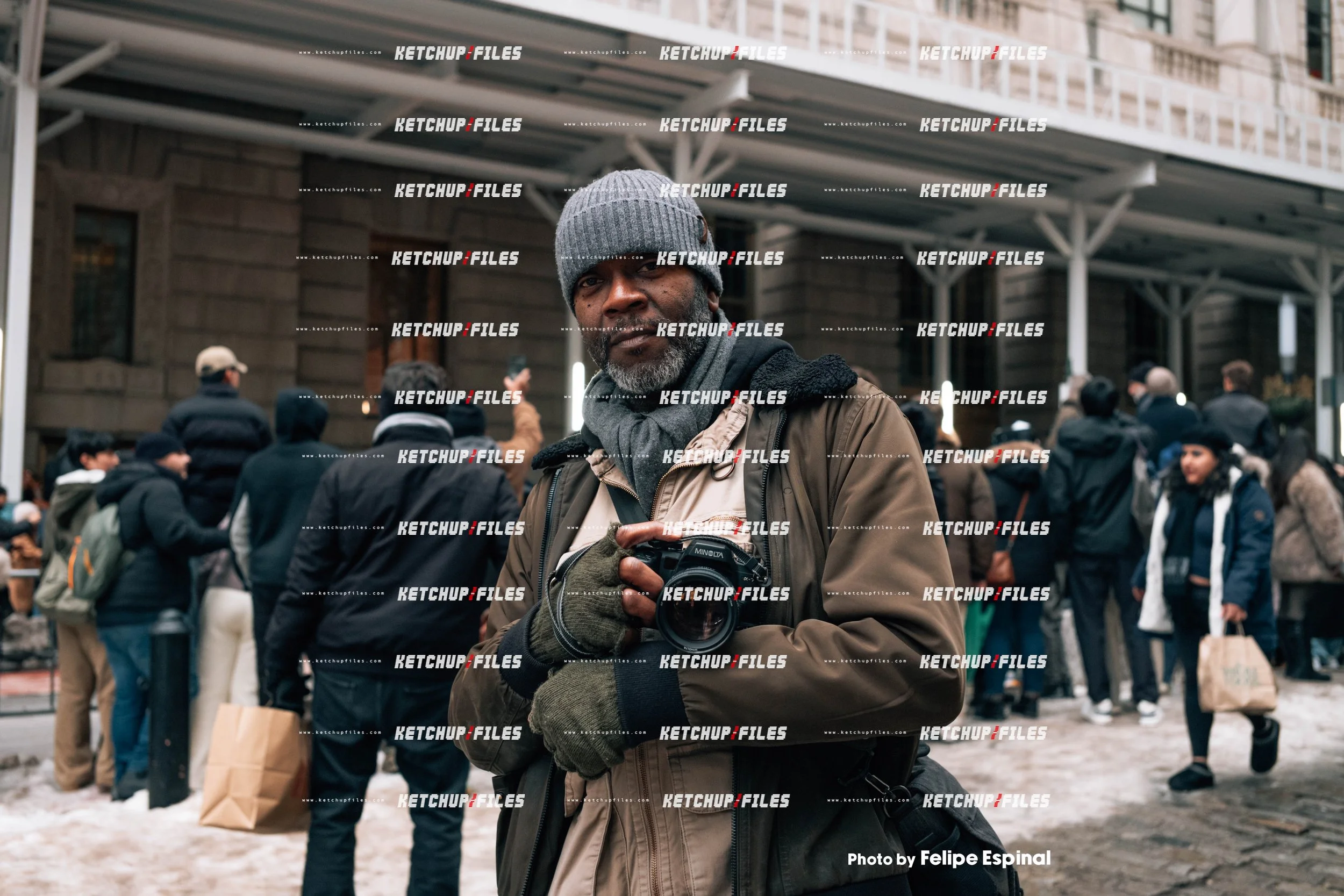 Street Style Photo of Photographer at the Coach FW26 New York Fashion Week Show