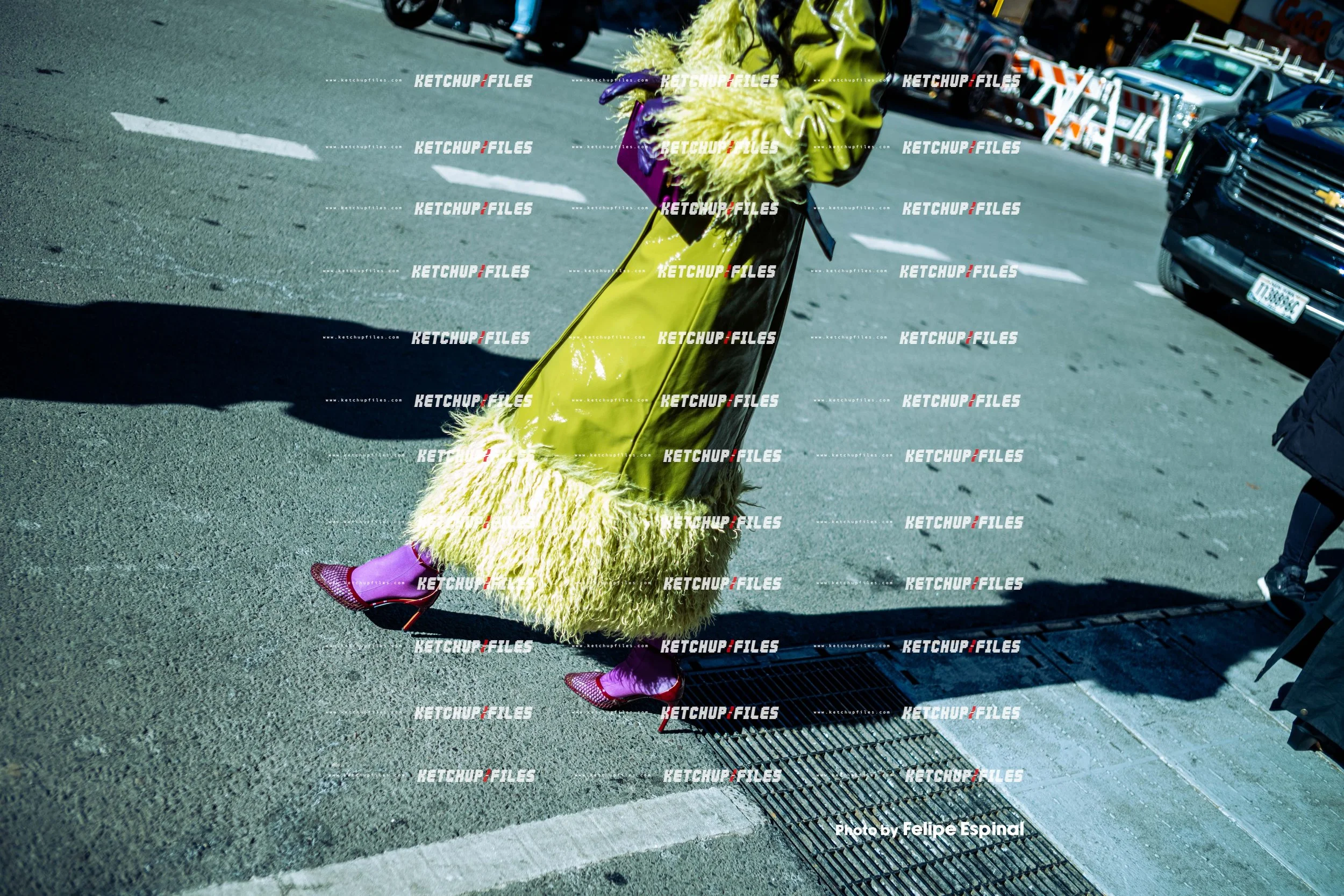 Street Style Photo of Guest at the PatBo FW26 New York Fashion Week Show