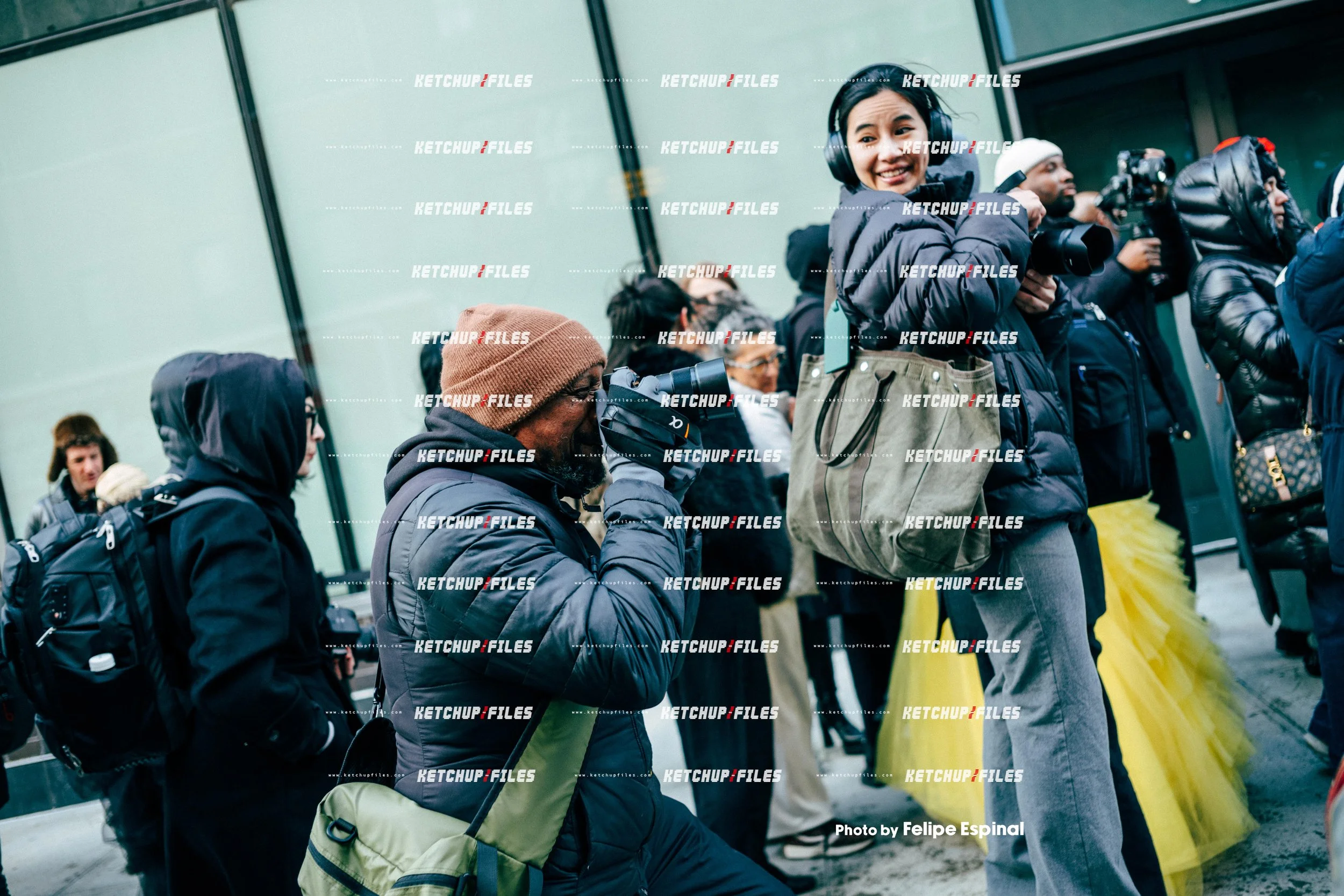 Street Style Photo of Guest at the Christian Siriano FW26 New York Fashion Week Show