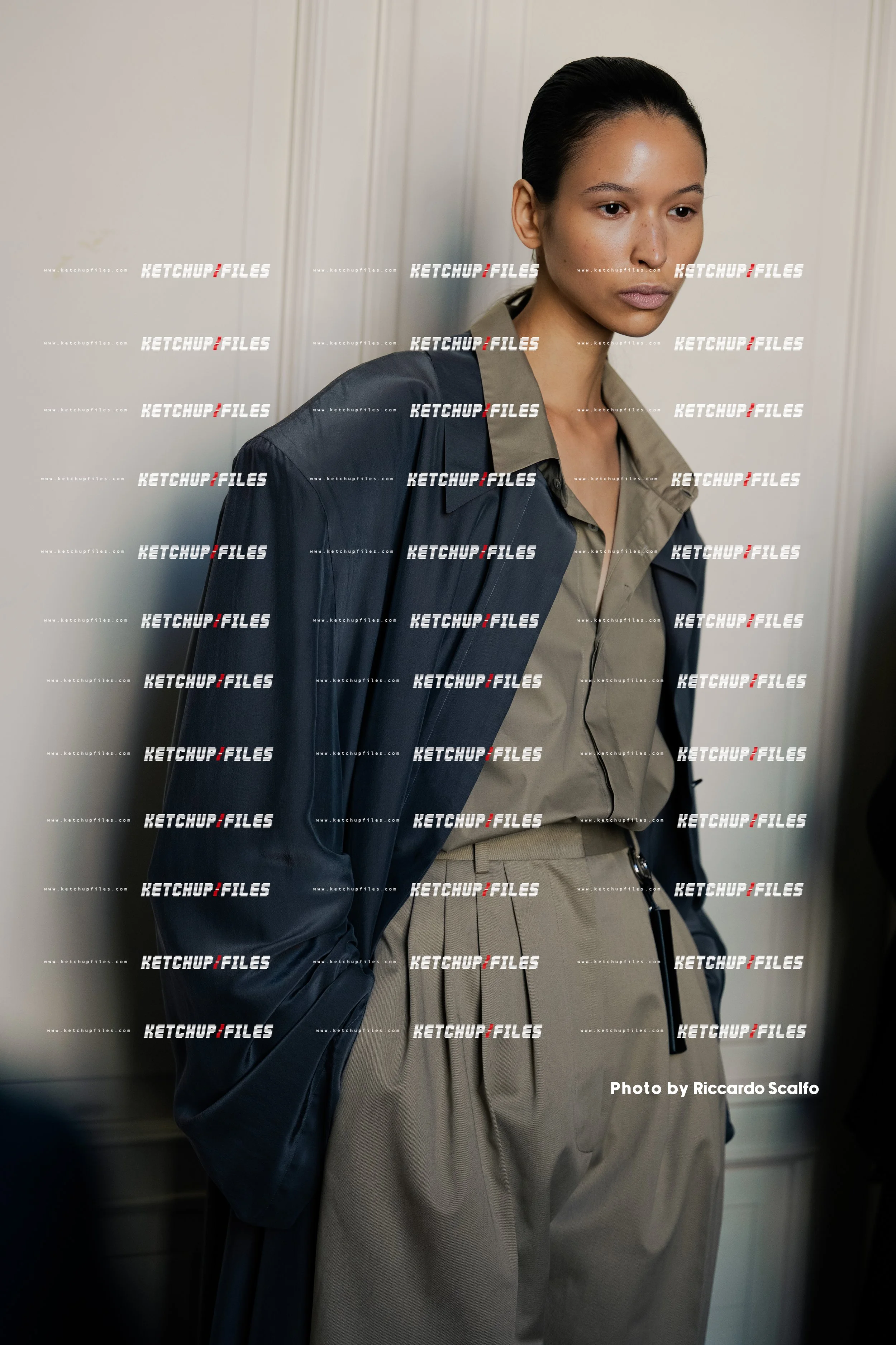 Backstage Photo at the Calcaterra SS26 Milan Fashion Week Show SS26