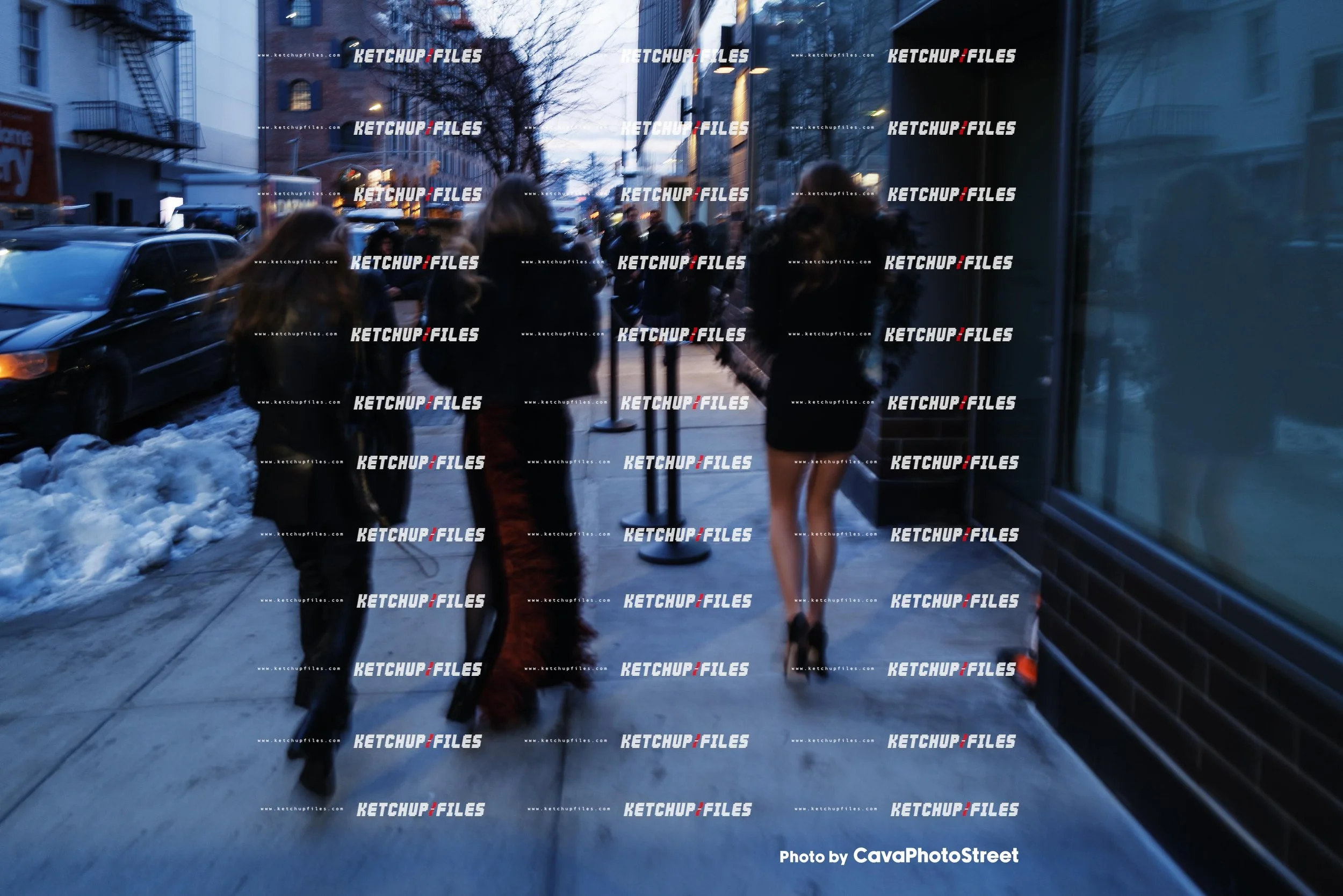 Street Style Photo of Guests at the Christian Siriano FW26 New York Fashion Week Show