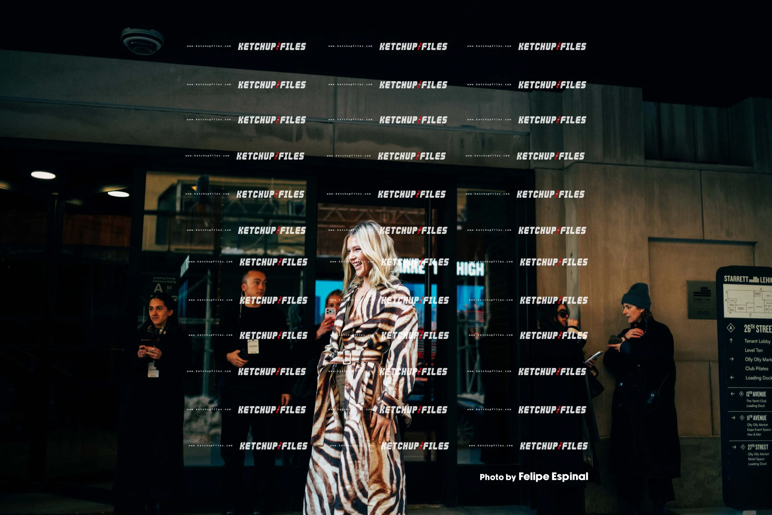 Street Style Photo of Ellie Thuman at the 7 For All Mankind FW26 New York Fashion Week Show