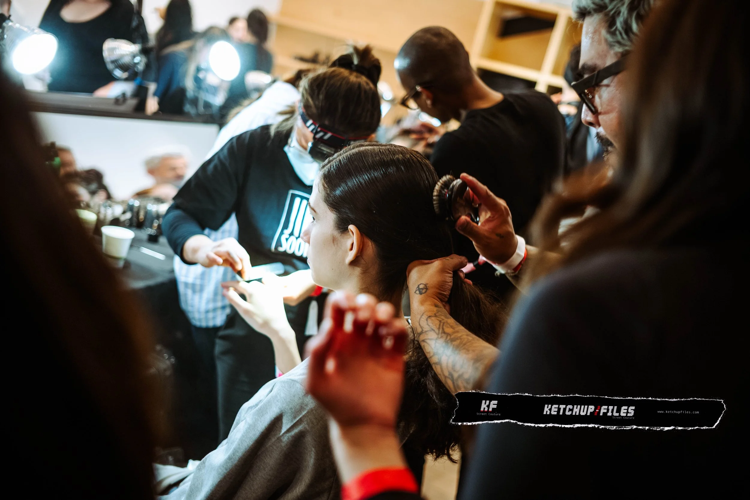ashlyn fw26 backstage  FW26 New York Fashion Week fall winter 2026 street style images ketchup files photography by felipe espinal controbutor la semana de la moda fashion week17.jpg