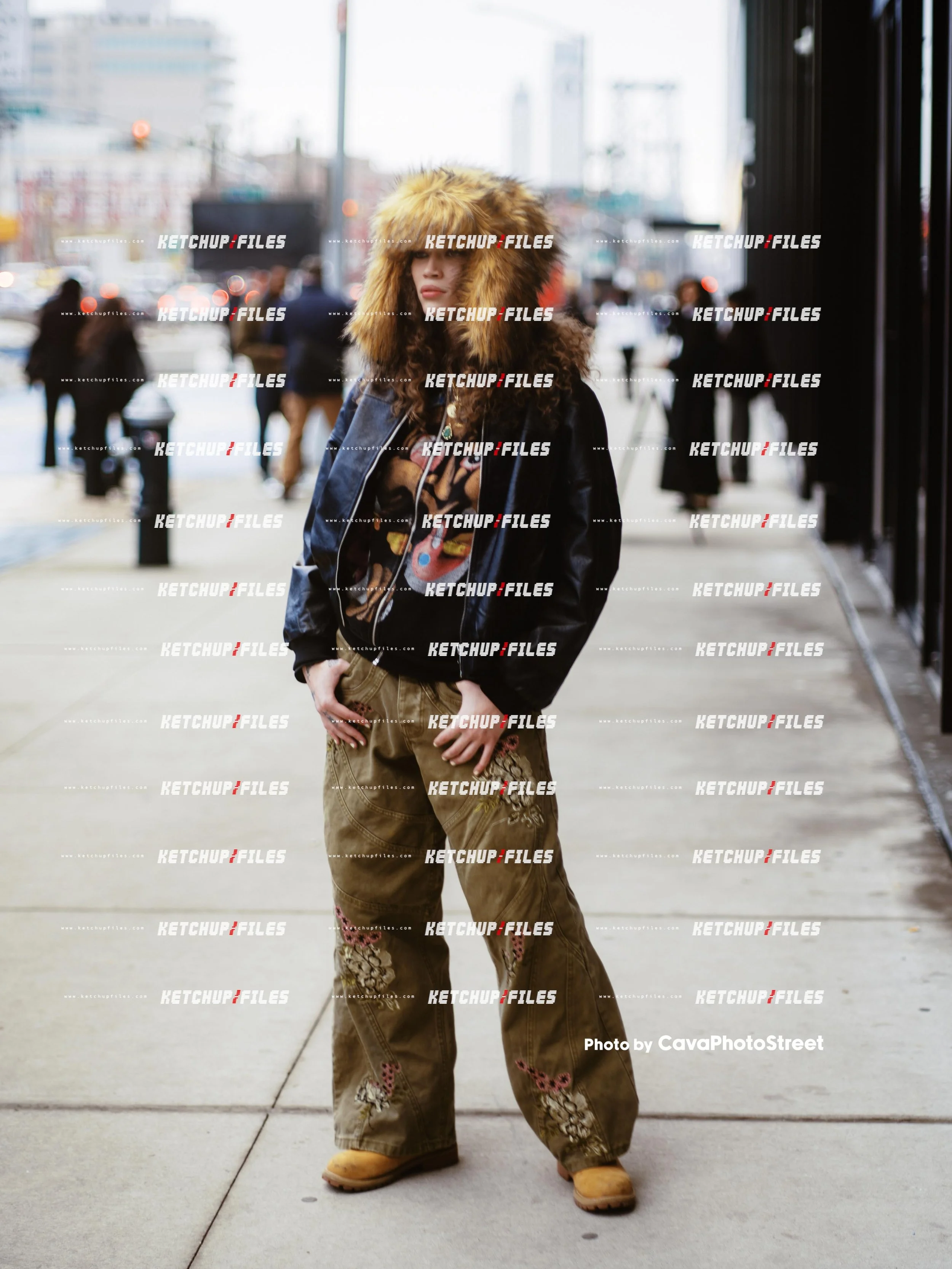 Street Style Photo of Zaryah at the Proenza Schouler FW26 New York Fashion Week Show