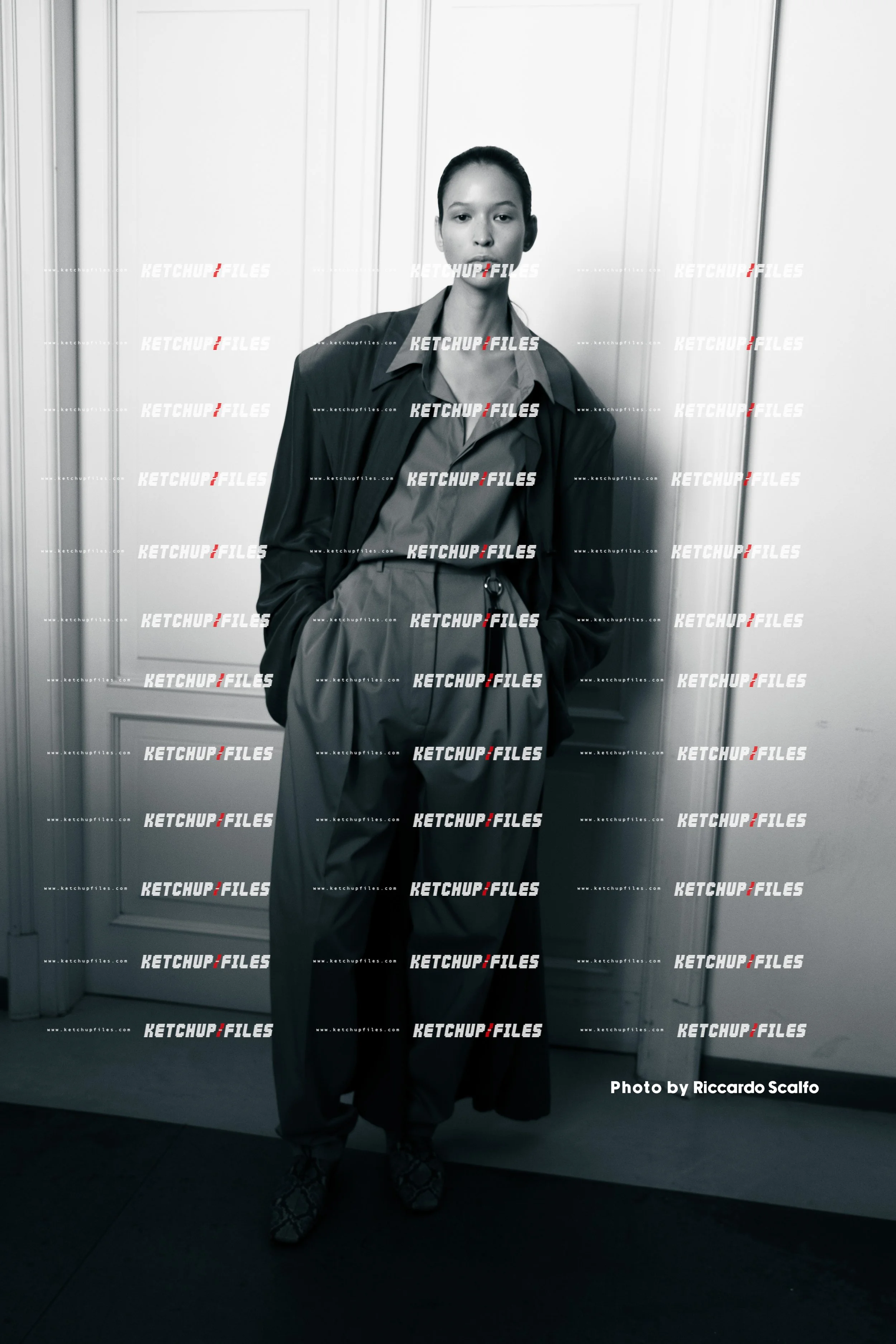 Backstage Photo at the Calcaterra SS26 Milan Fashion Week Show SS26