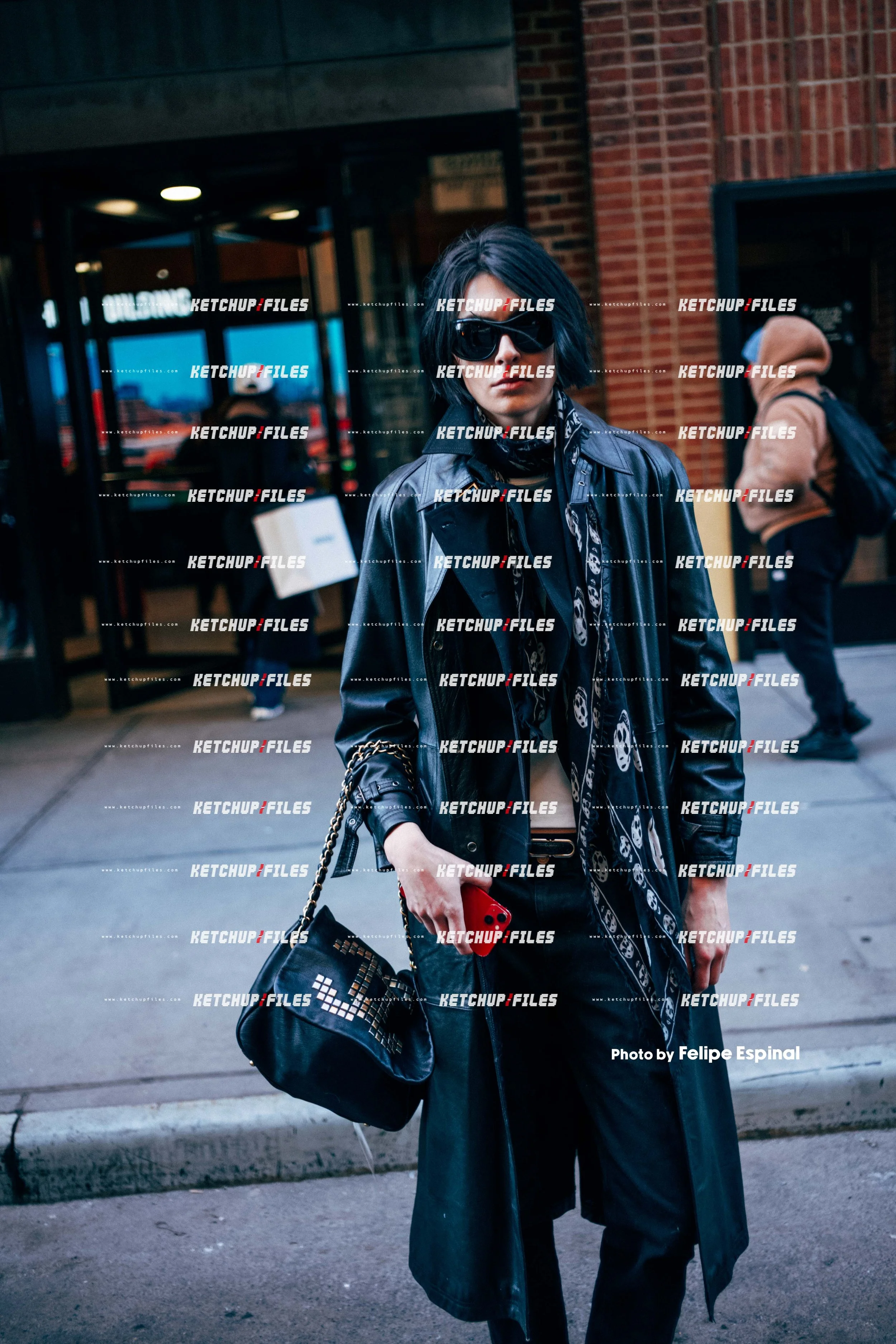 Street Style Photo of Wali at the 7 For All Mankind FW26 New York Fashion Week Show