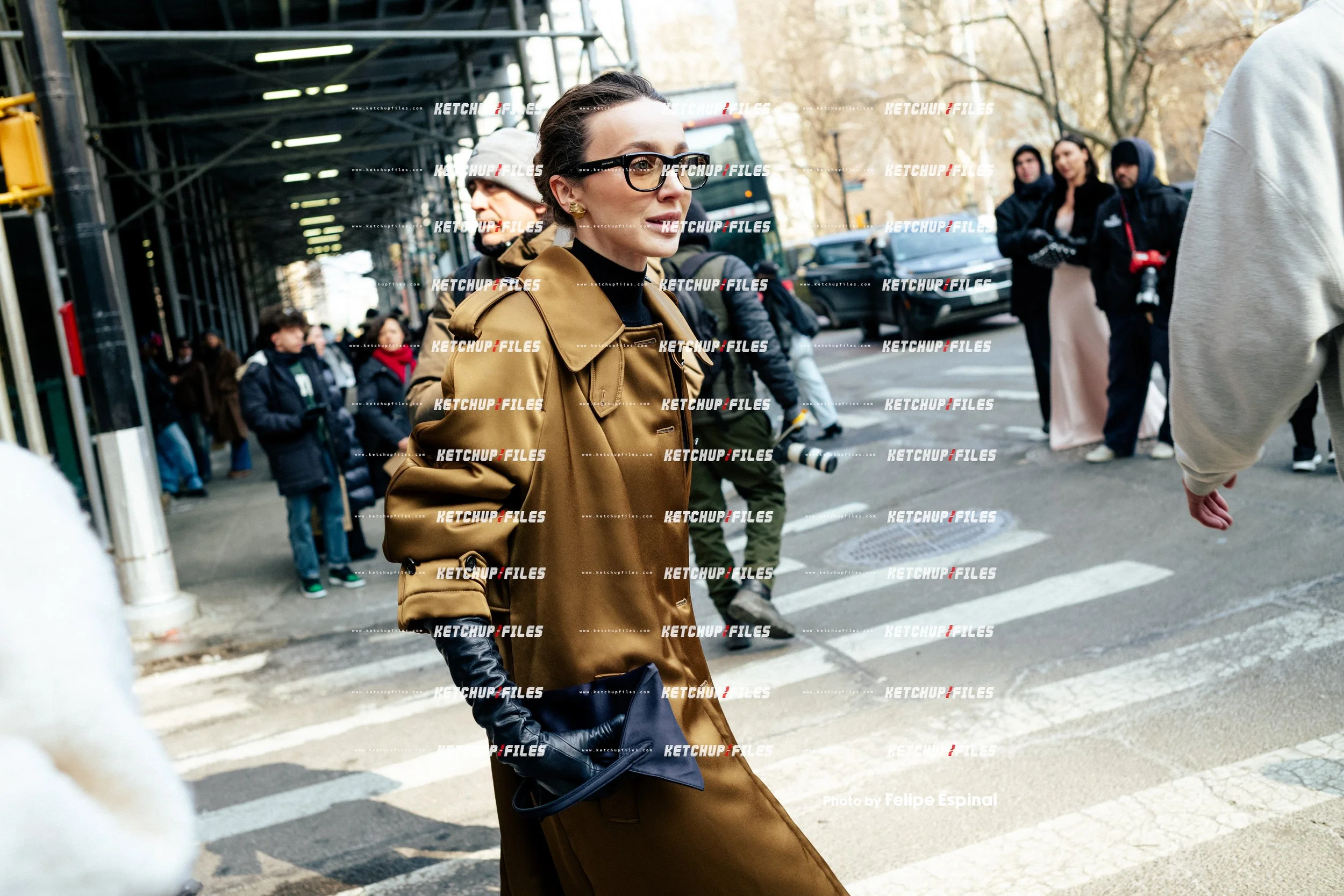 Street Style Photo of Mary Leest at the Altuzarra FW26 New York Fashion Week Show