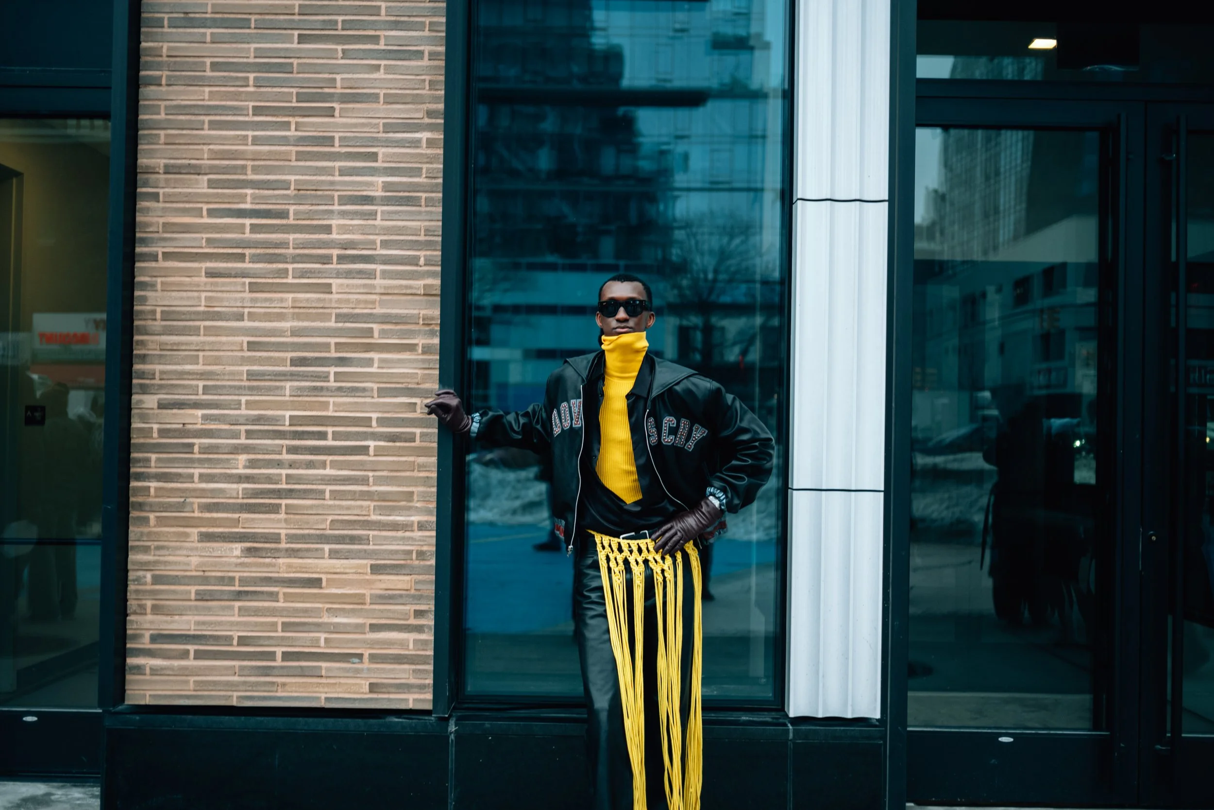 Street Style Photo of Alioune Badara Fall at the Proenza Schouler FW26 New York Fashion Week Show