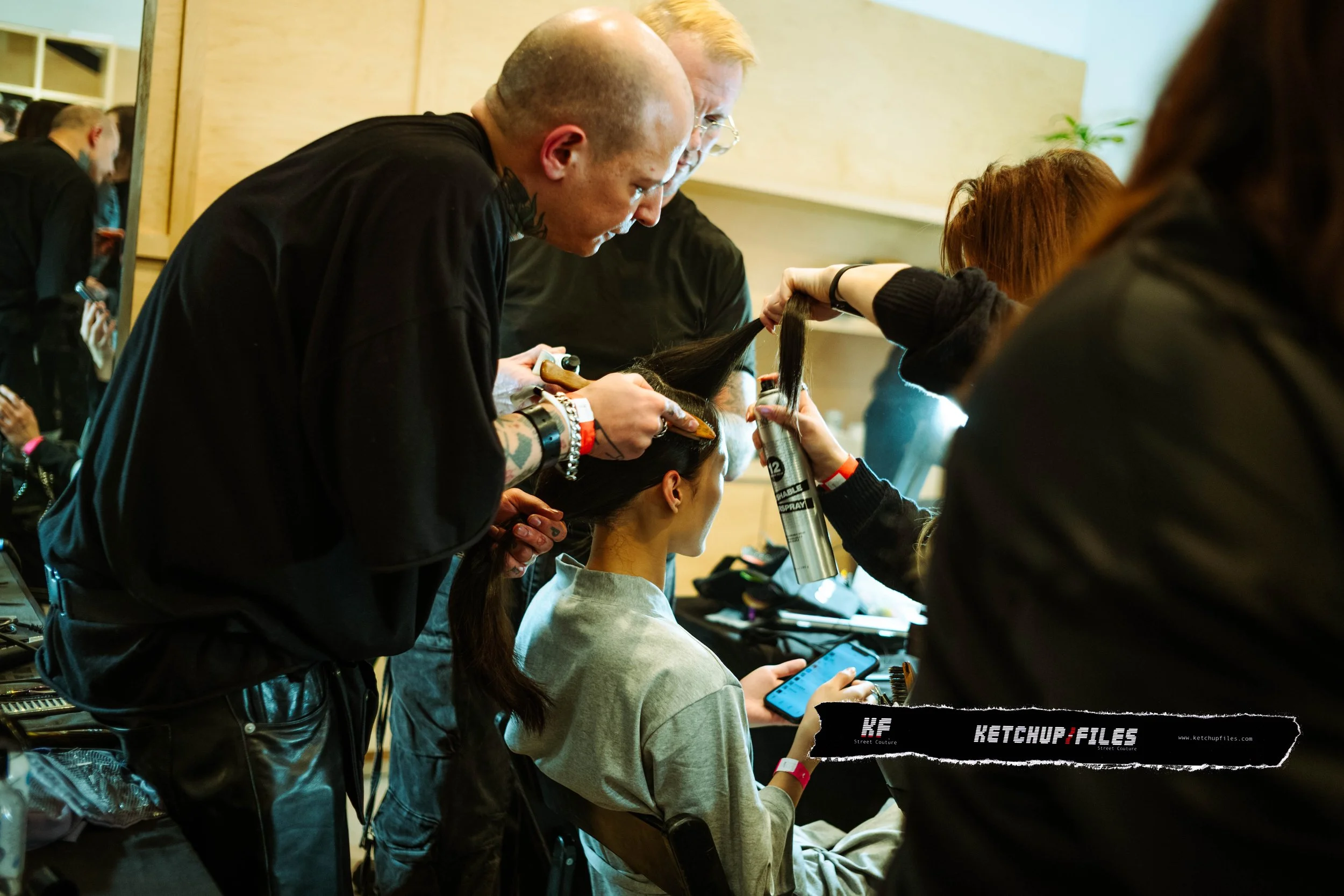 ashlyn fw26 backstage  FW26 New York Fashion Week fall winter 2026 street style images ketchup files photography by felipe espinal controbutor la semana de la moda fashion week76.jpg