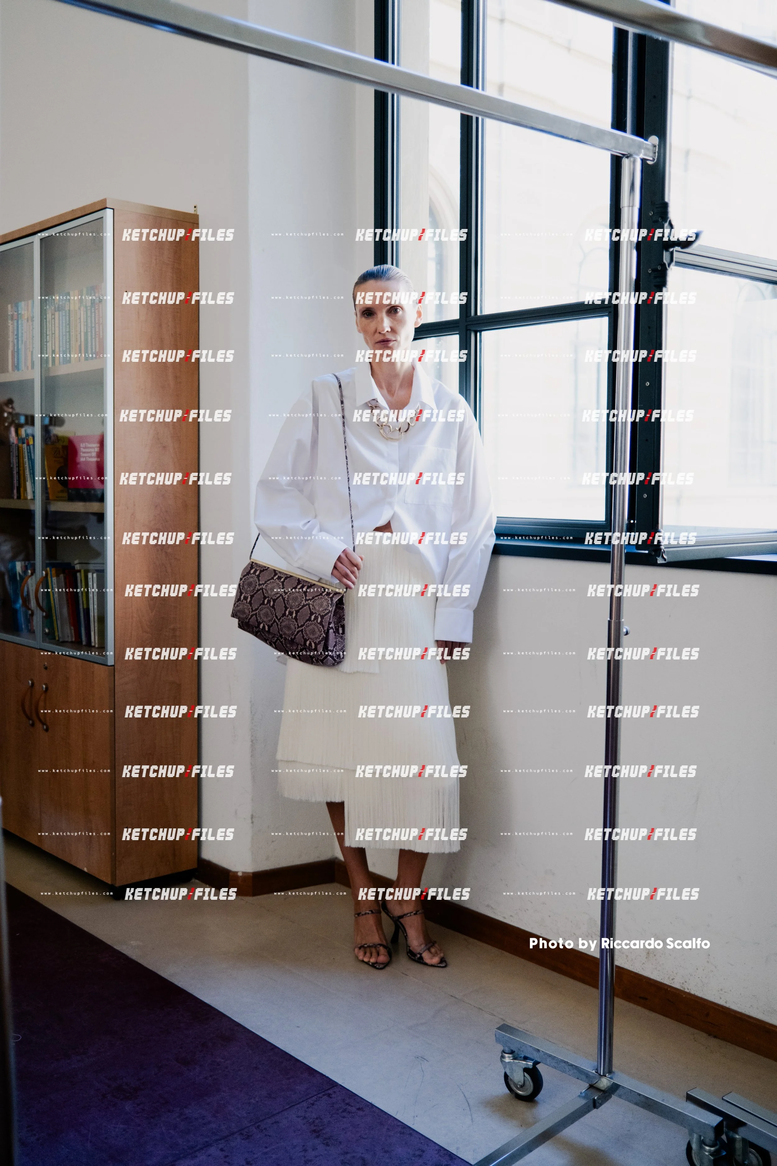 Backstage Photo at the Calcaterra SS26 Milan Fashion Week Show SS26