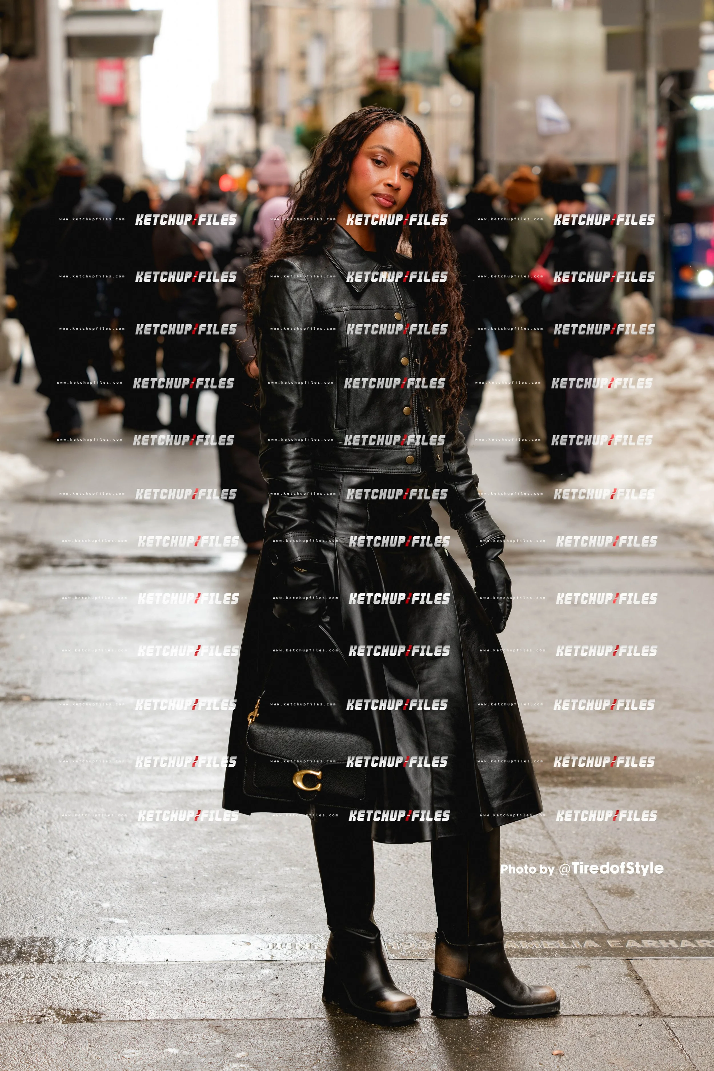 Street Style Photo of Guest at the Coach FW26 New York Fashion Week Show