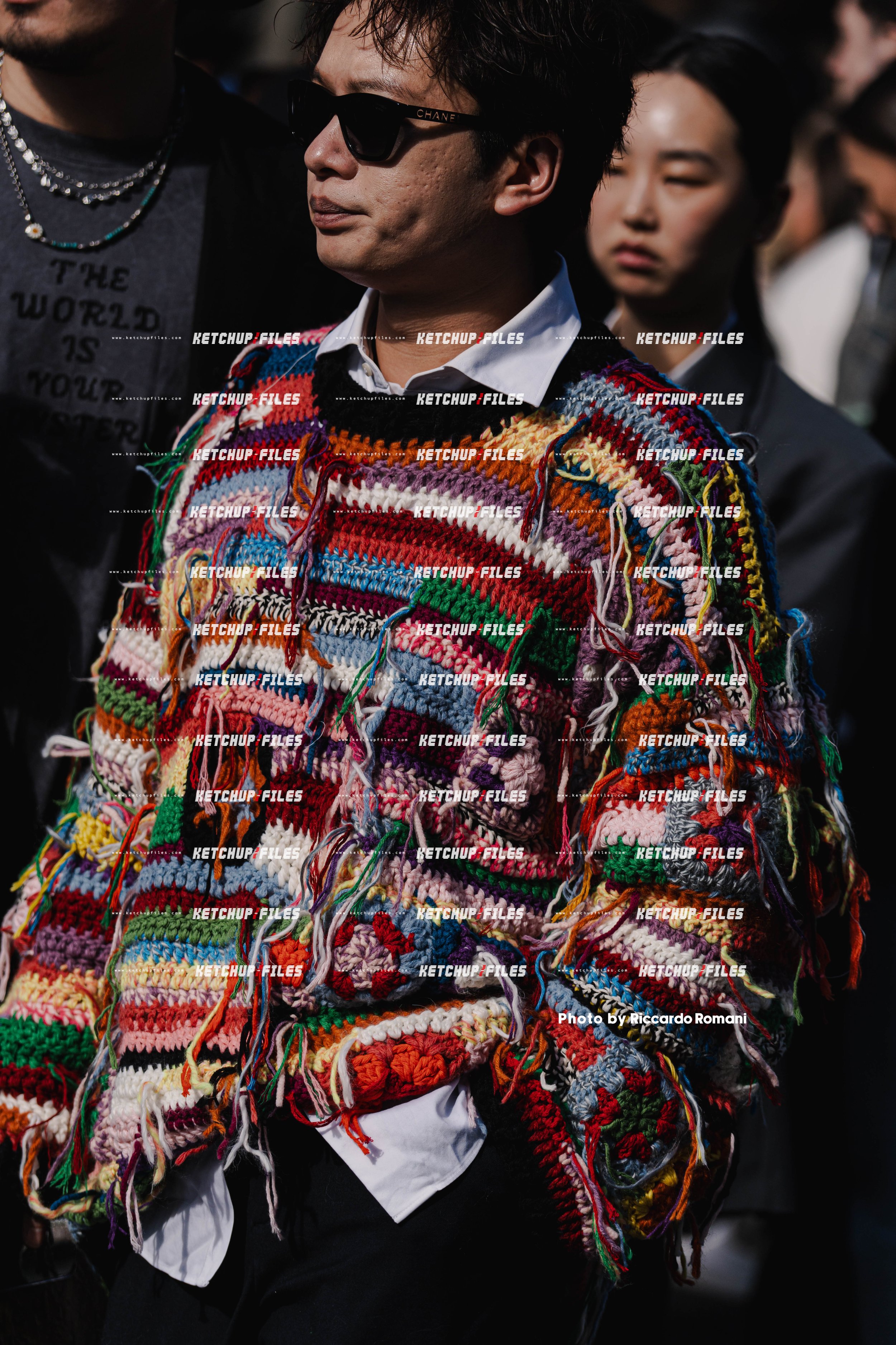 Street Style Photo of Guest at Givenchy FW25 Show Paris Fashion Week Fall Winter 2025