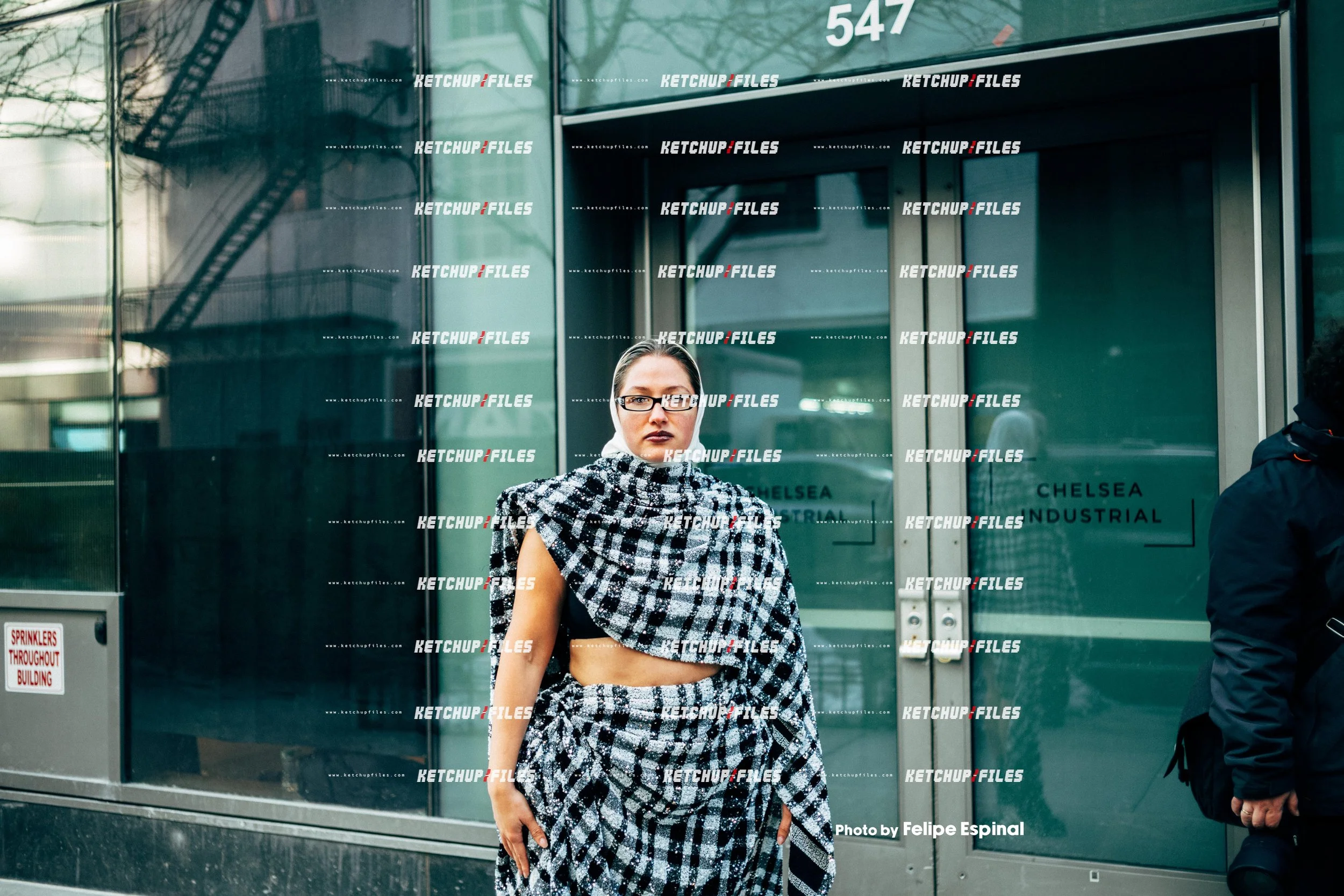 Street Style Photo of Briana Andalore at the Christian Siriano FW26 New York Fashion Week Show