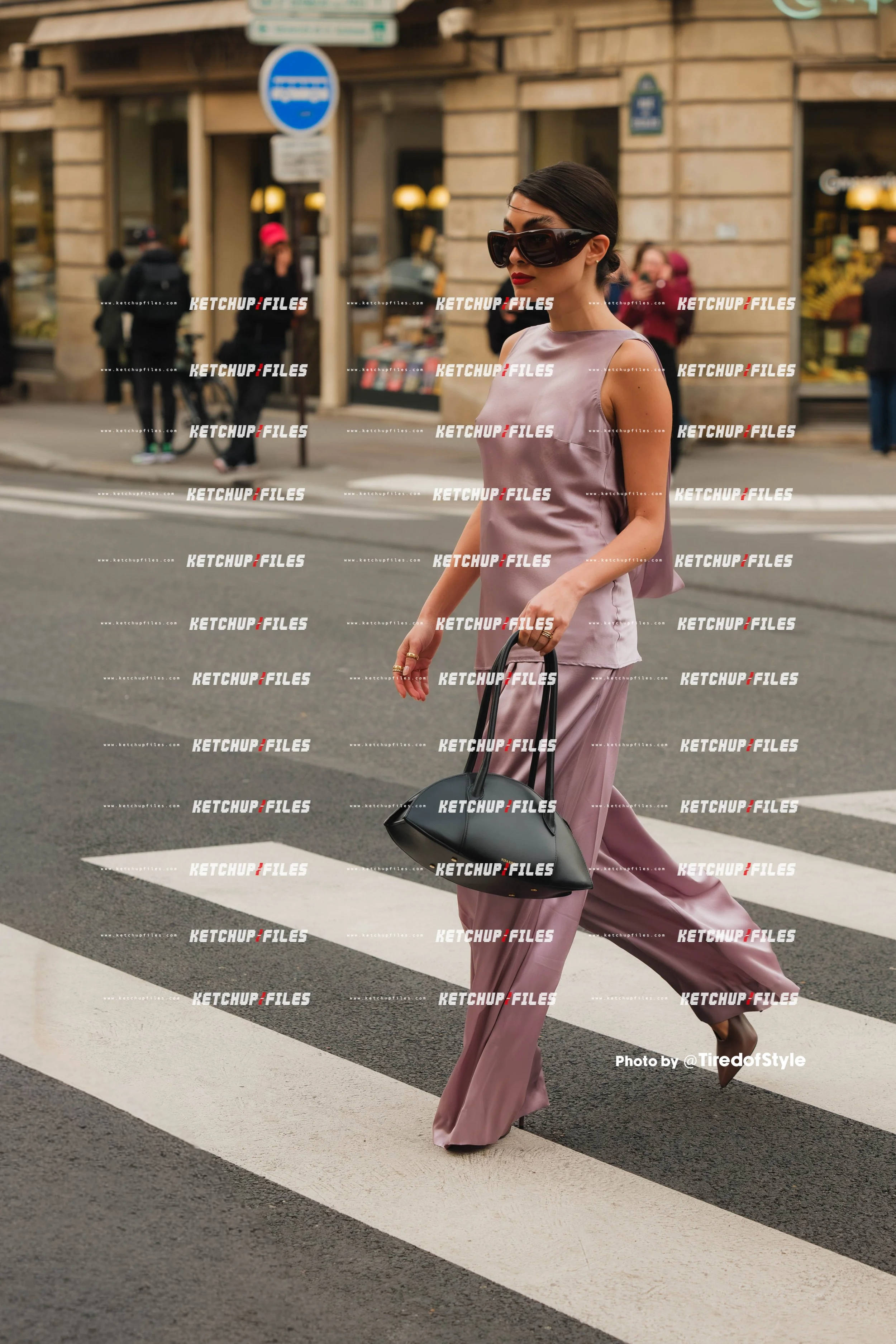 Street Style Editorial photo from Lanvin AW26 at Paris Fashion Week 2026