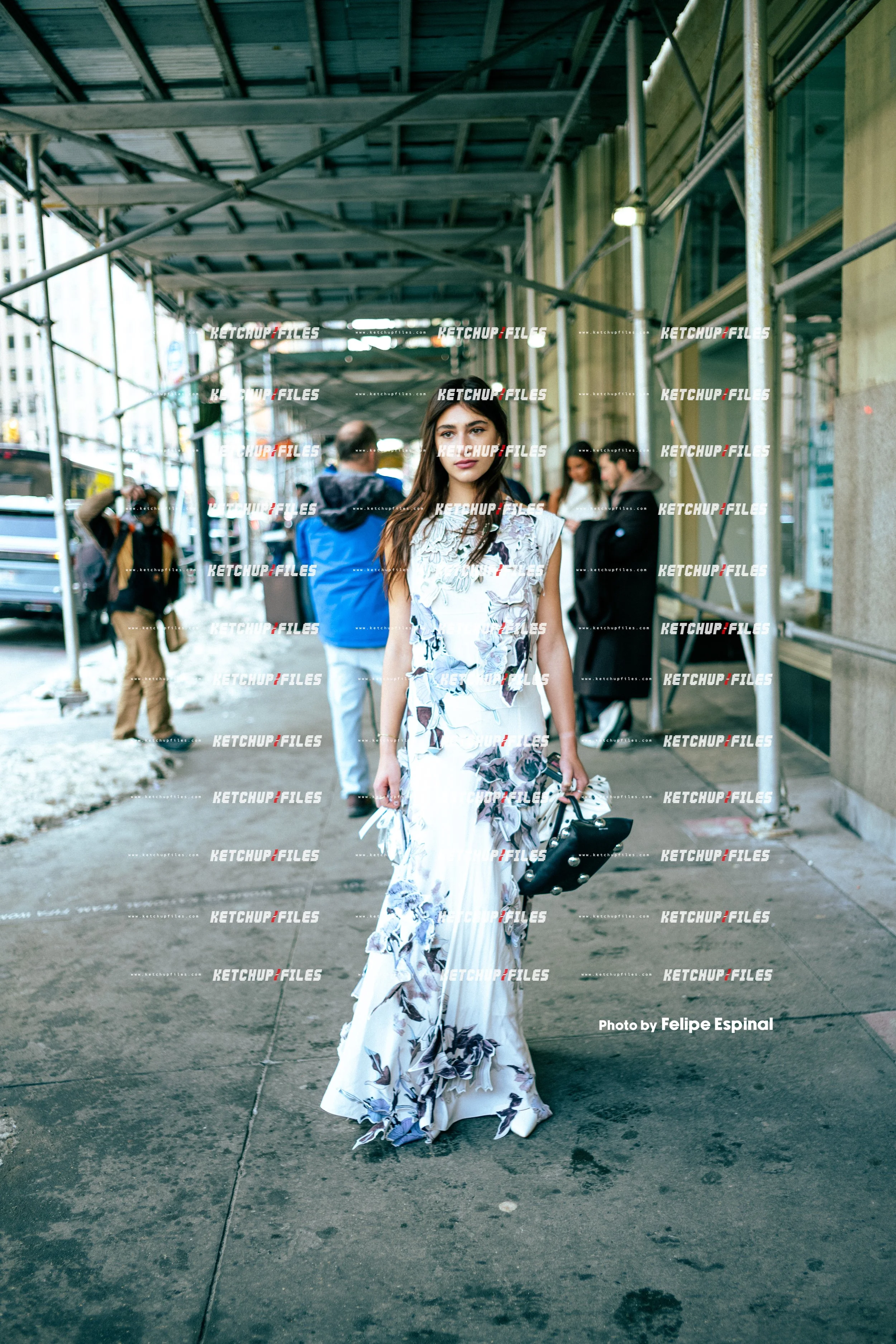 Street Style Photo of Francesca Keller at the Altuzarra FW26 New York Fashion Week Show