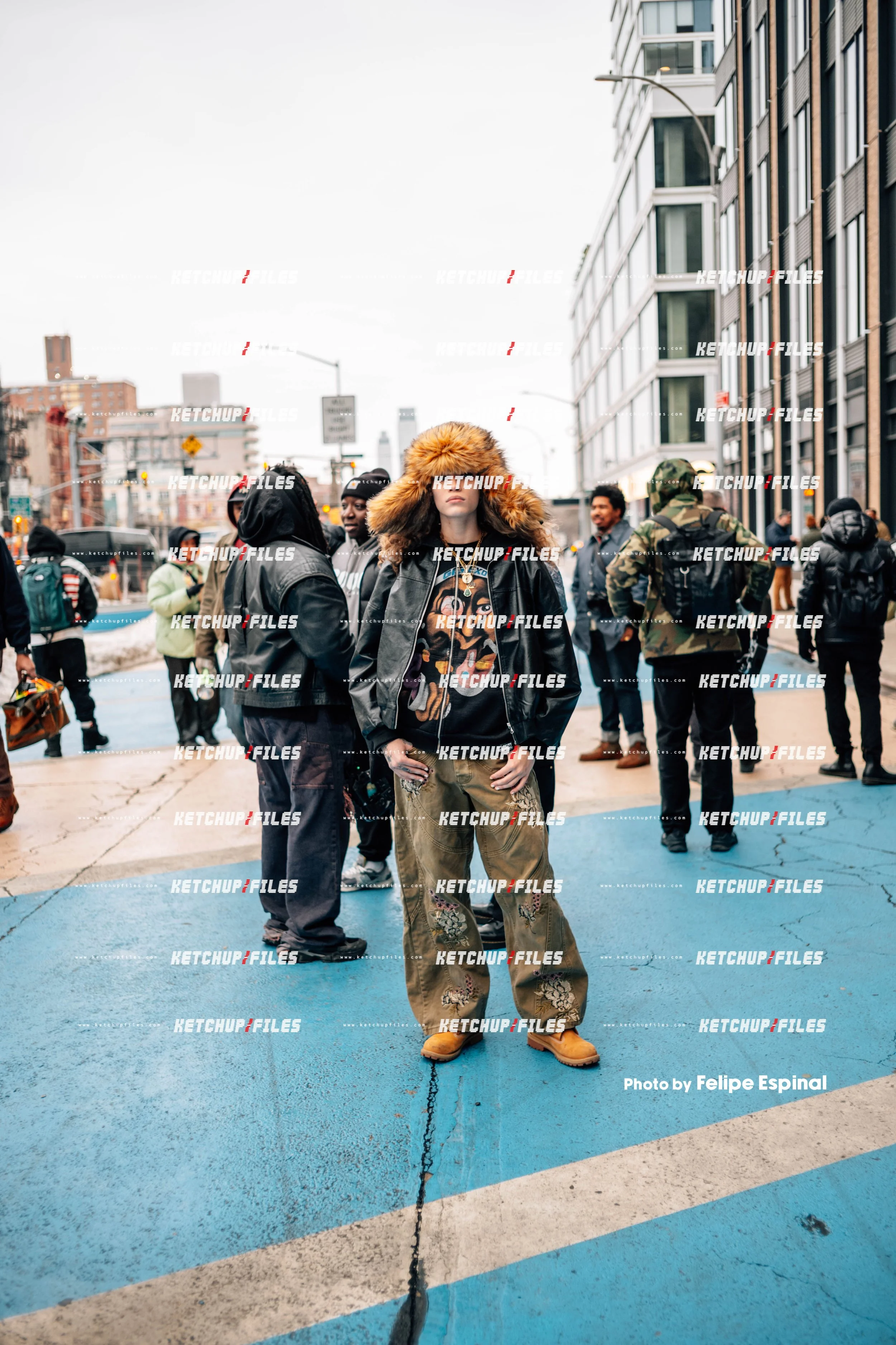 Street Style Photo of Zaryah at the Proenza Schouler FW26 New York Fashion Week Show