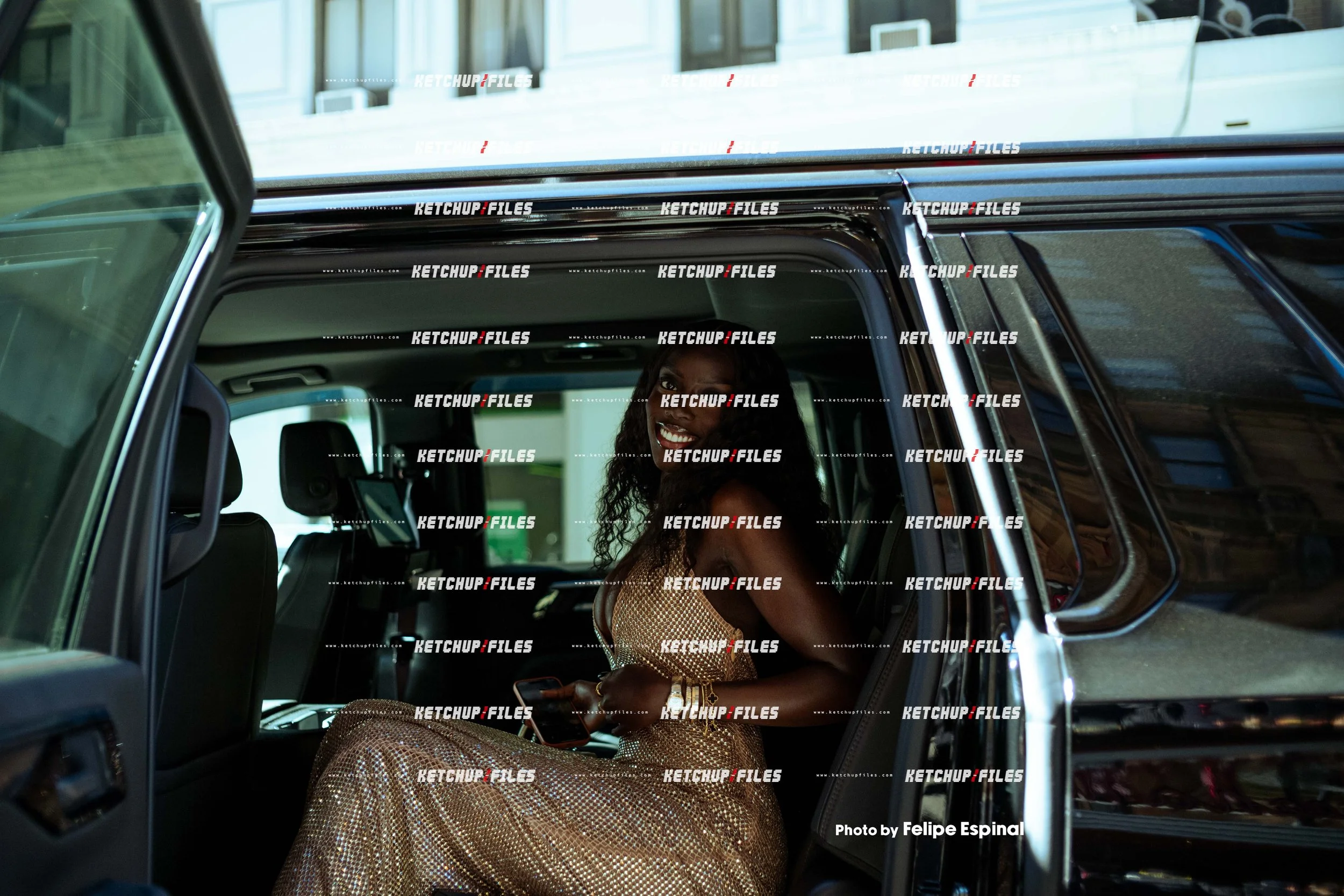 Street Style Photo of Golloria at the PatBo FW26 New York Fashion Week Show