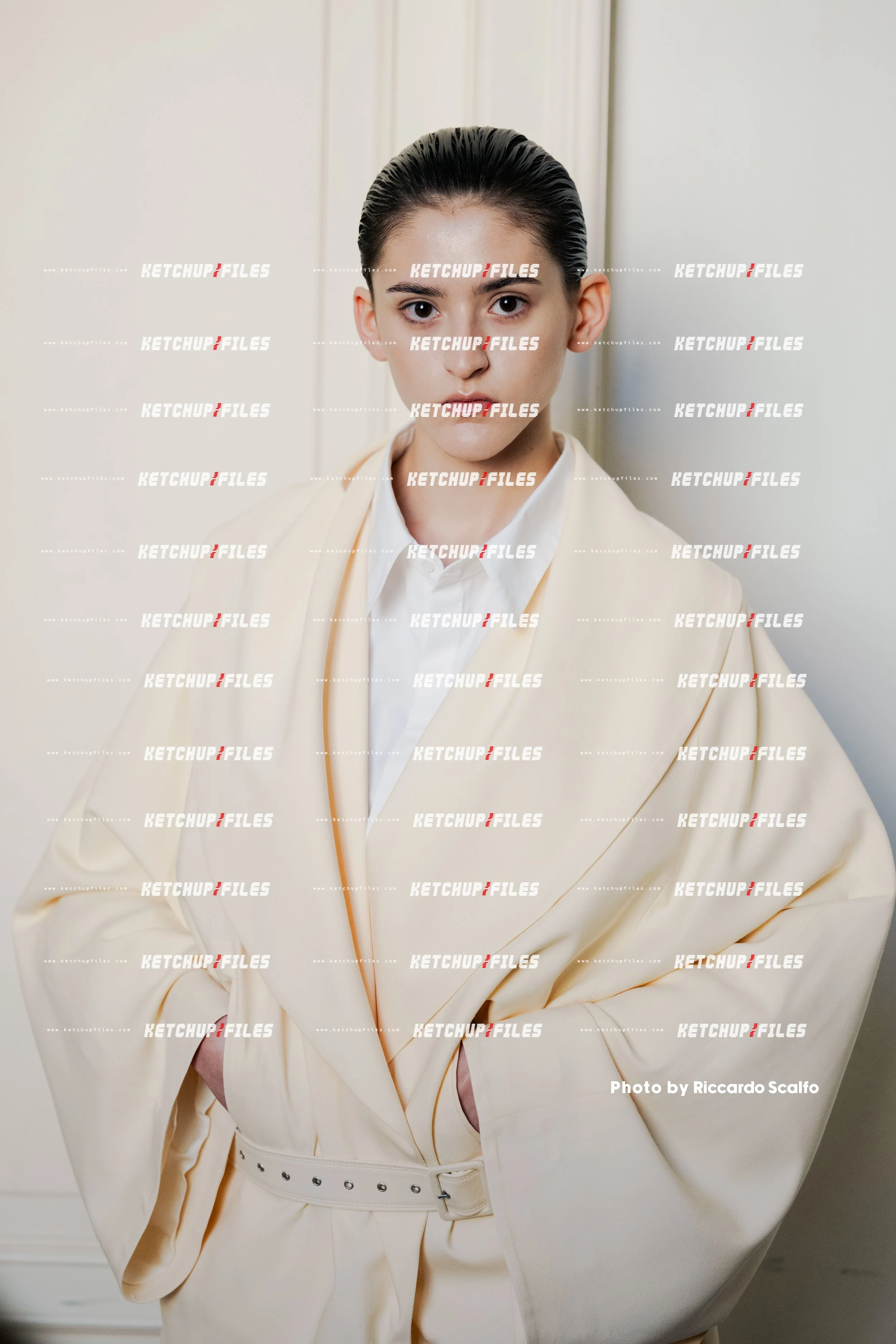 Backstage Photo at the Calcaterra SS26 Milan Fashion Week Show SS26