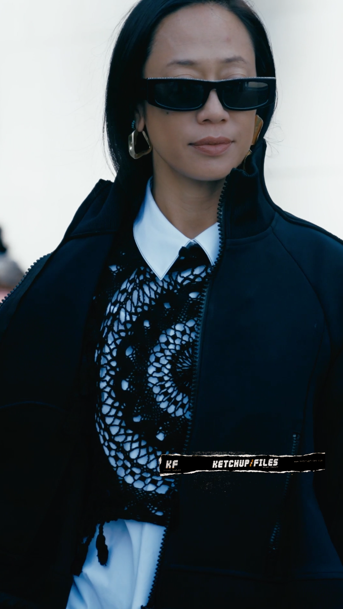 Street style Video of Kim Bui Kollar at Jason Wu SS25 fashion show during New York Fashion Week 2024 September SS25