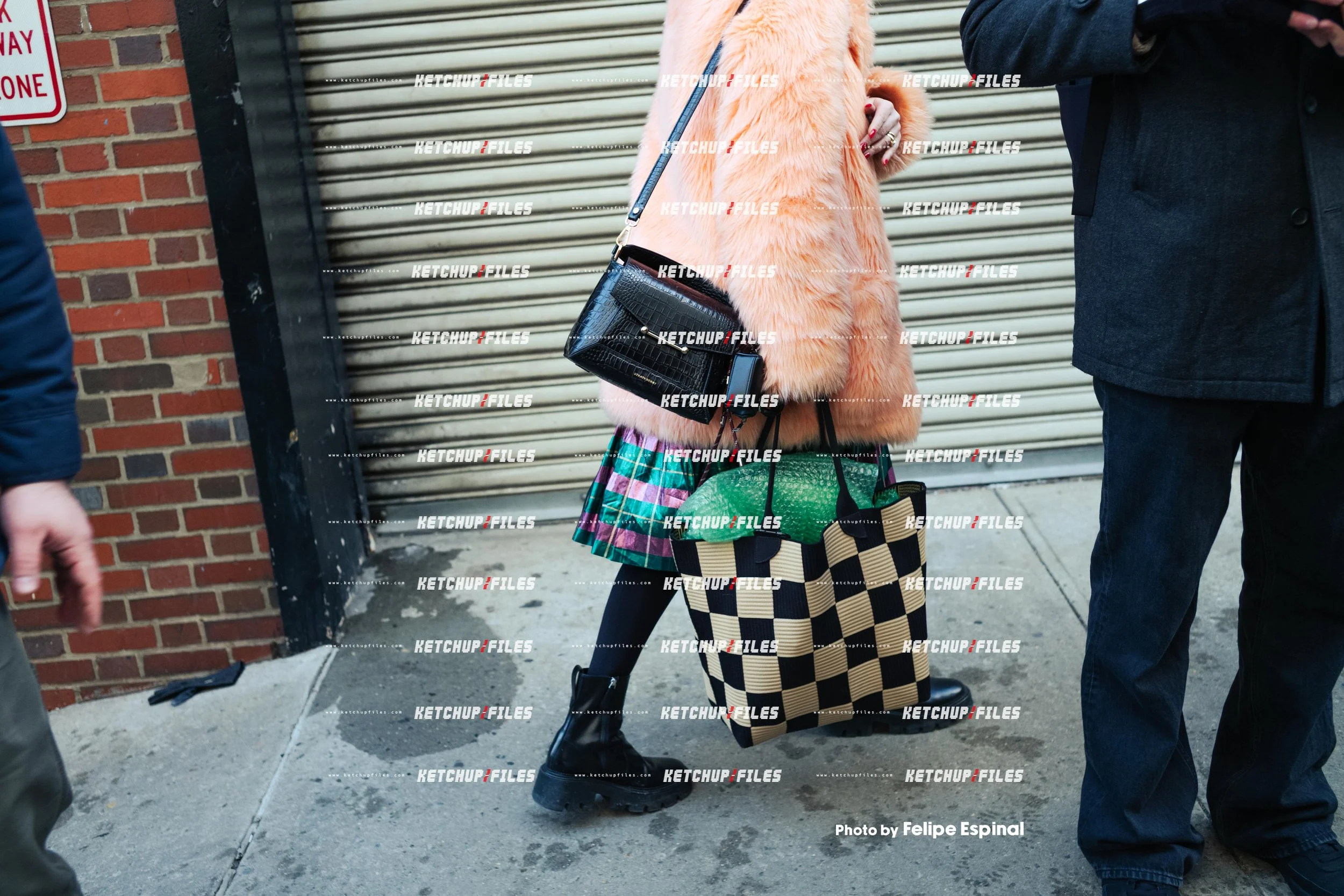 Street Style Photo of Guest at the Zankov FW26 New York Fashion Week Show