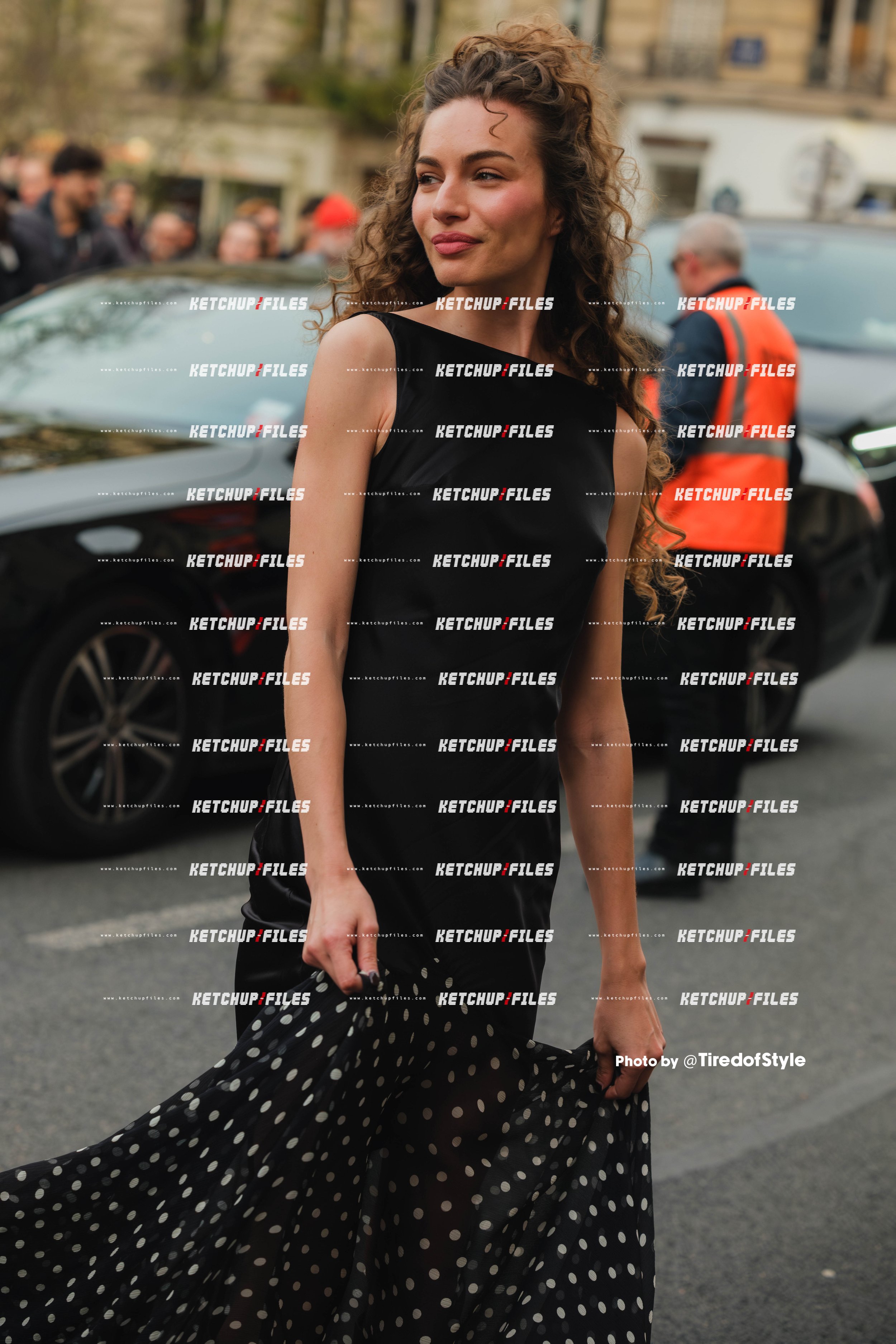 Street Style Editorial photo from Nina Ricci AW26 at Paris Fashion Week 2026