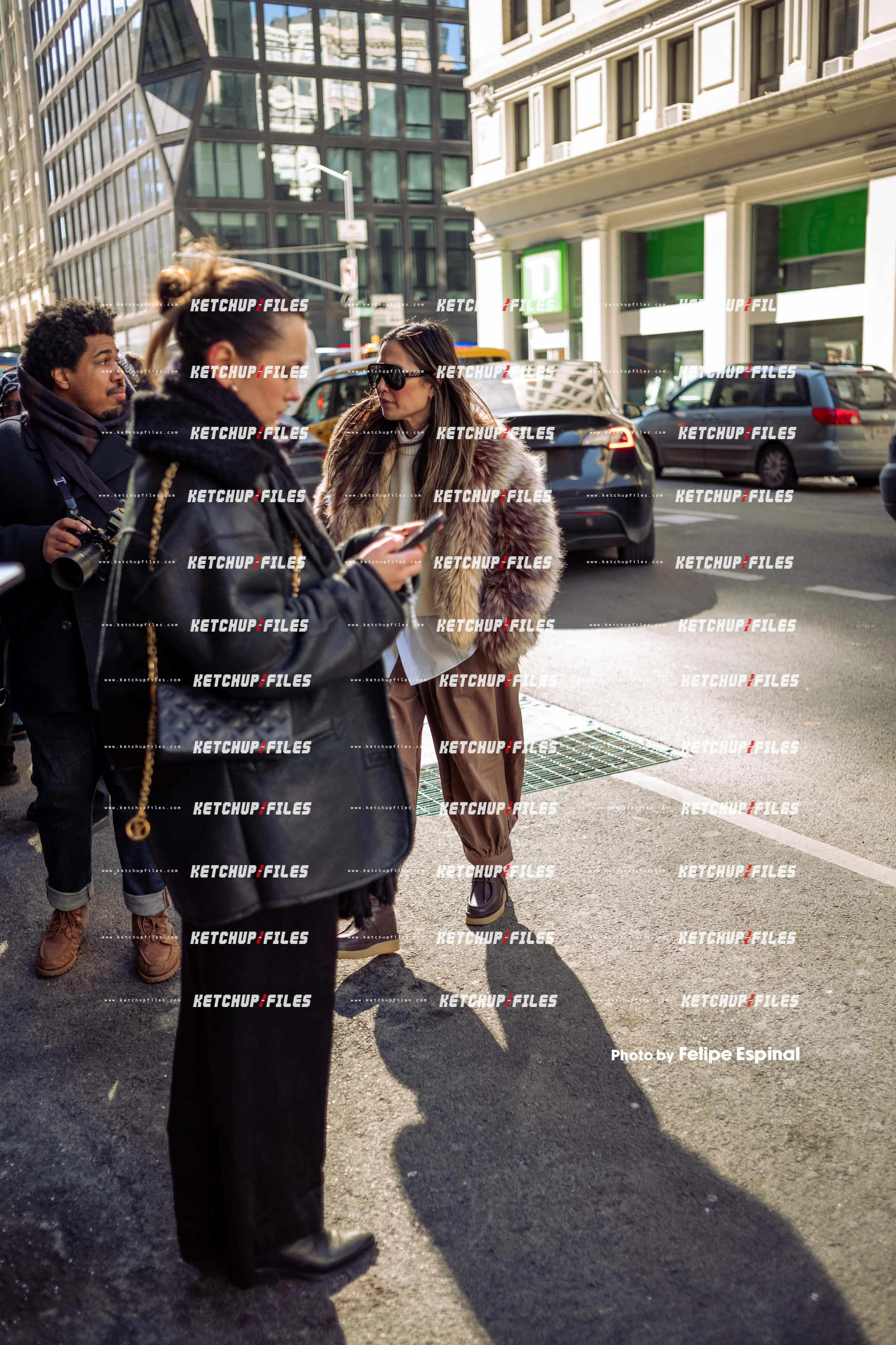Street Style Photo of Guest at the PatBo FW26 New York Fashion Week Show