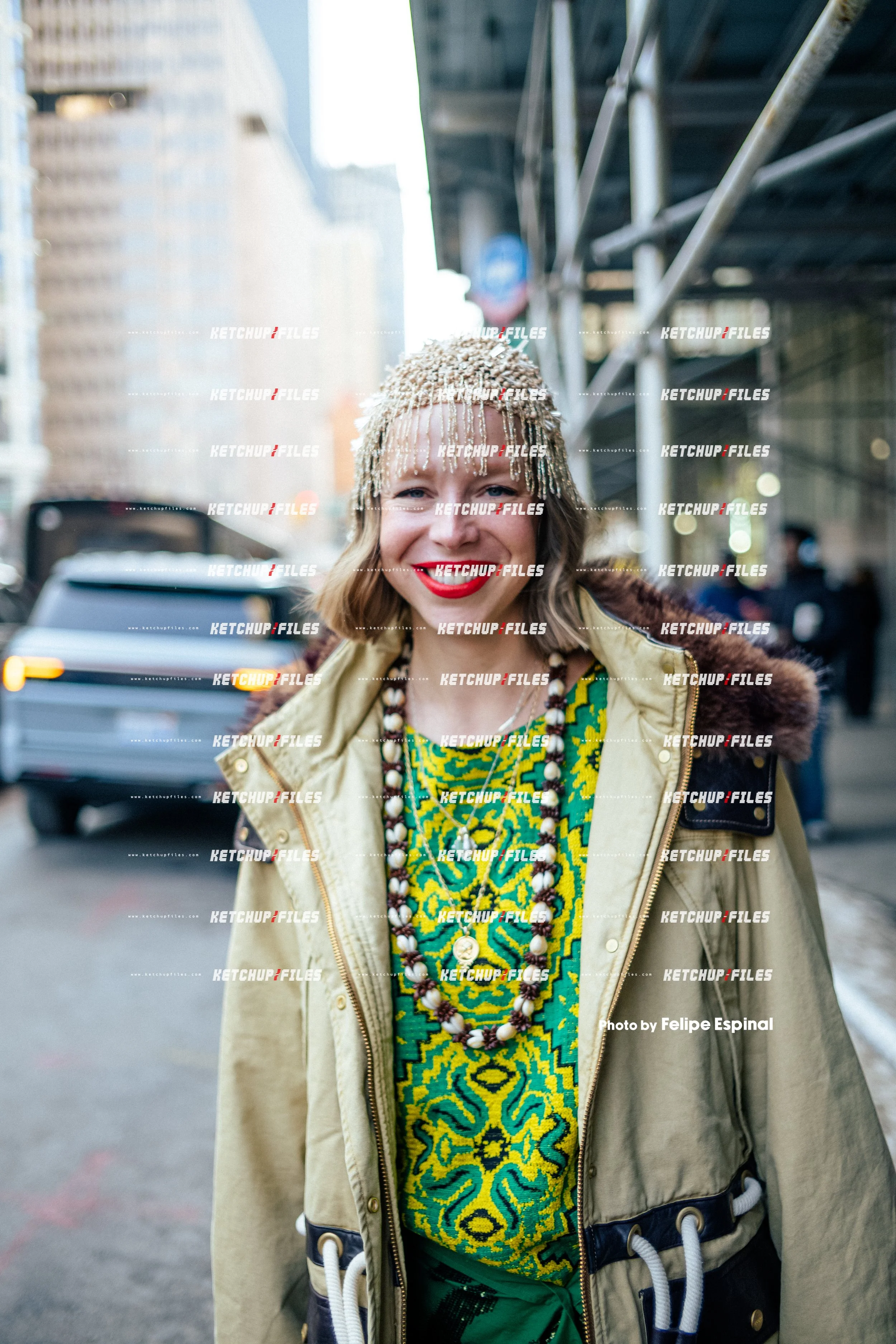 Street Style Photo of Chloe King at the Altuzarra FW26 New York Fashion Week Show
