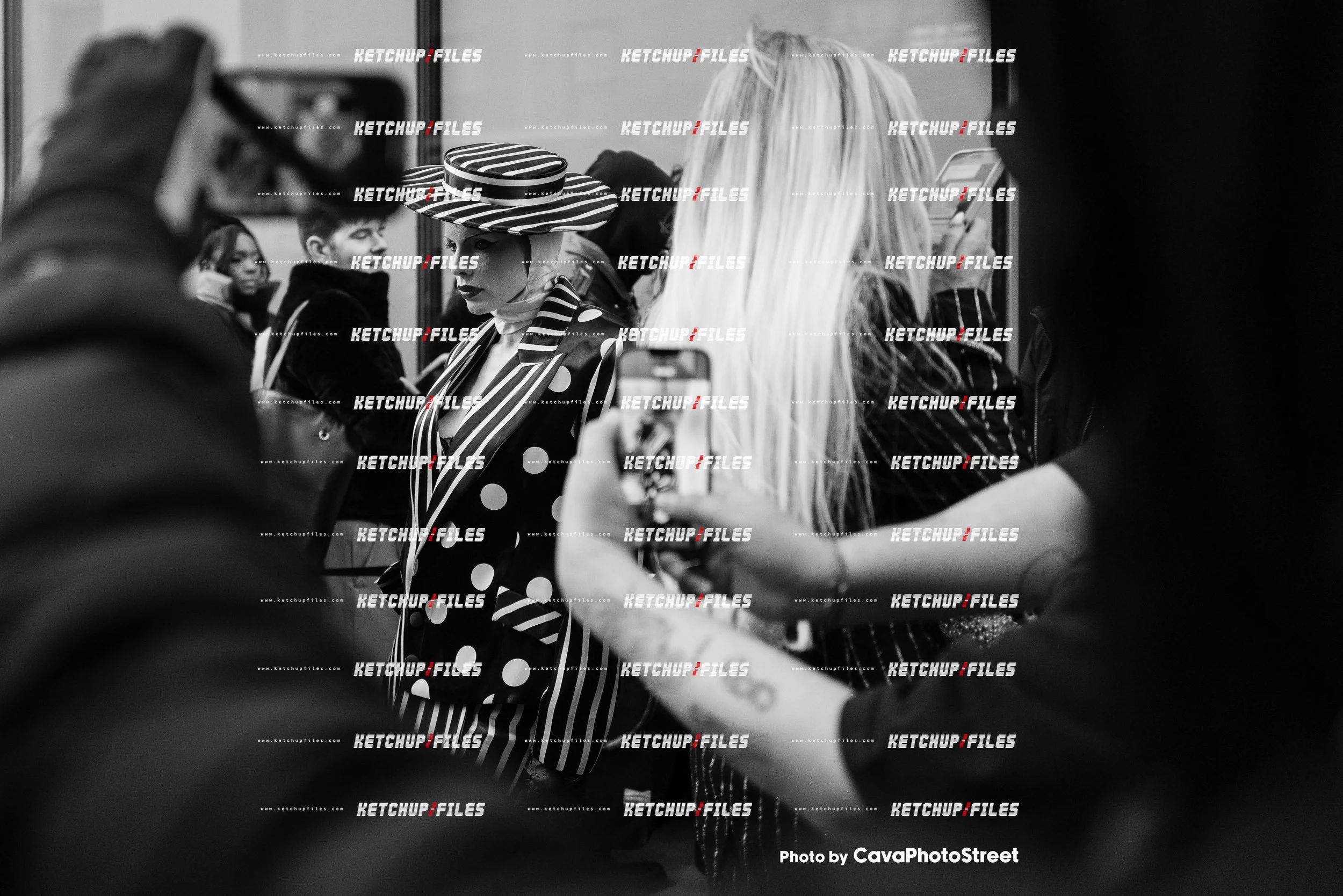 Street Style Photo of Julia Fox at the Christian Siriano FW26 New York Fashion Week Show