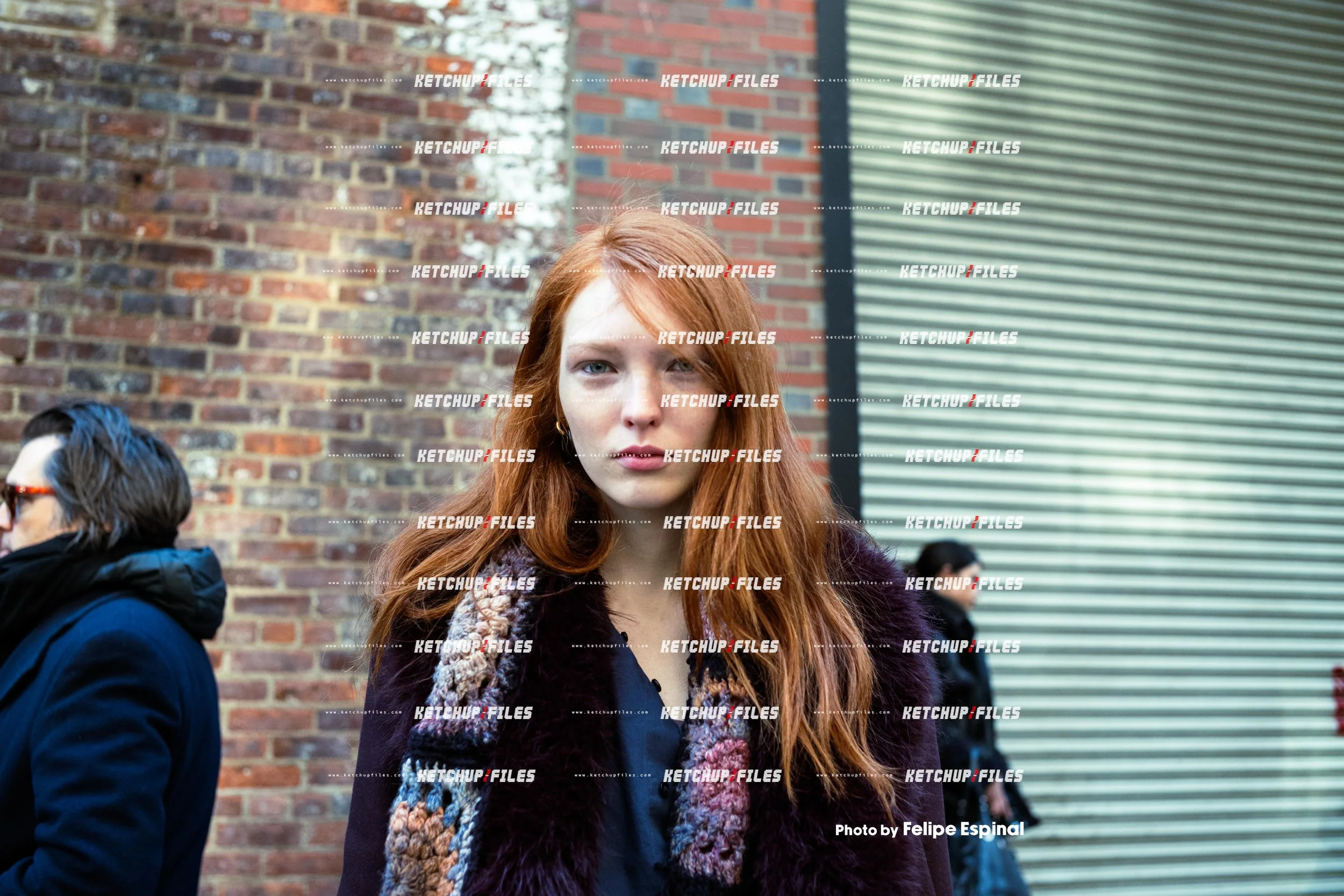 Street Style Photo of Mollie Moore at the Zankov FW26 New York Fashion Week Show