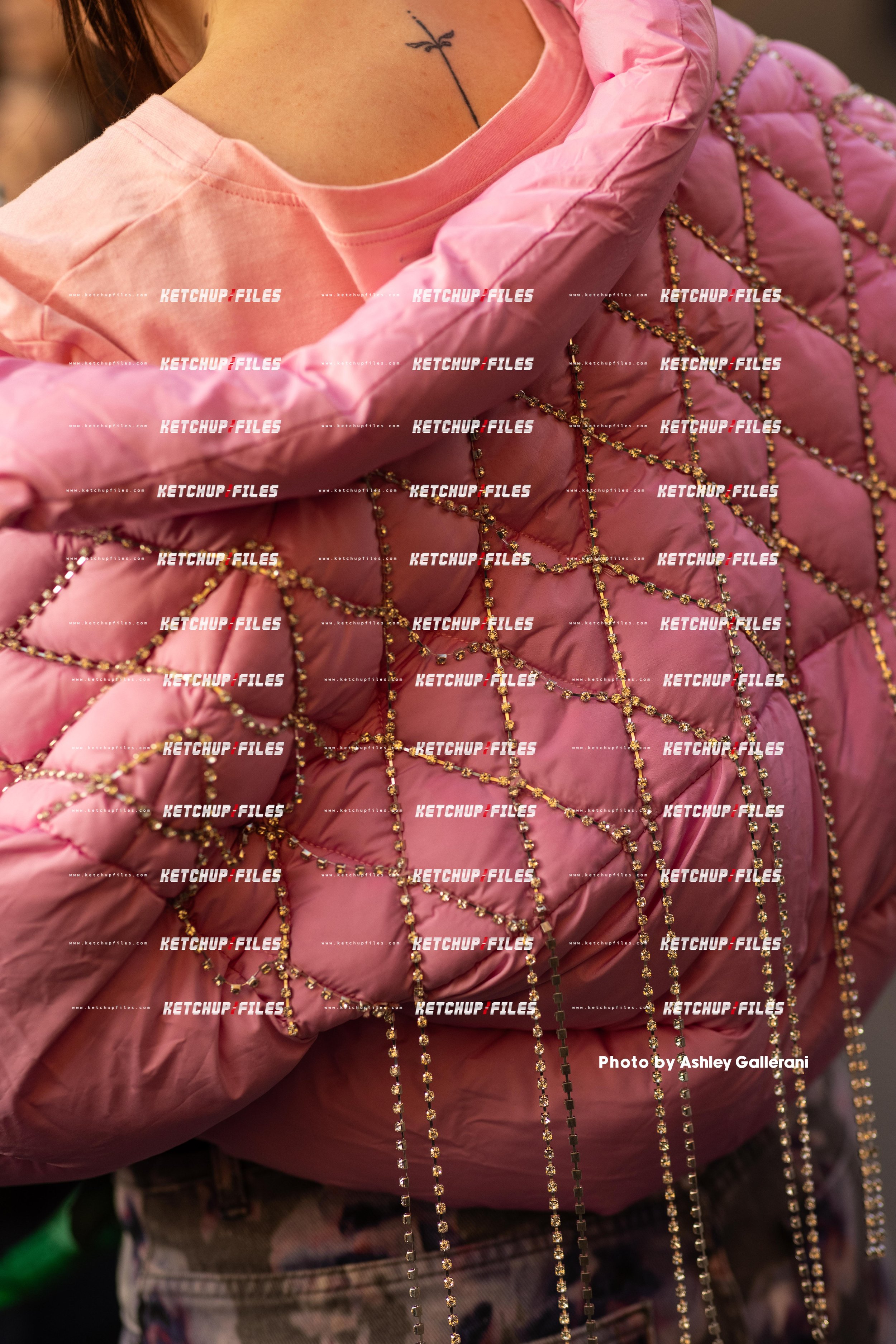 Street Style Photo of Guest at the FW26 Moschino Milan Fashion Week Show