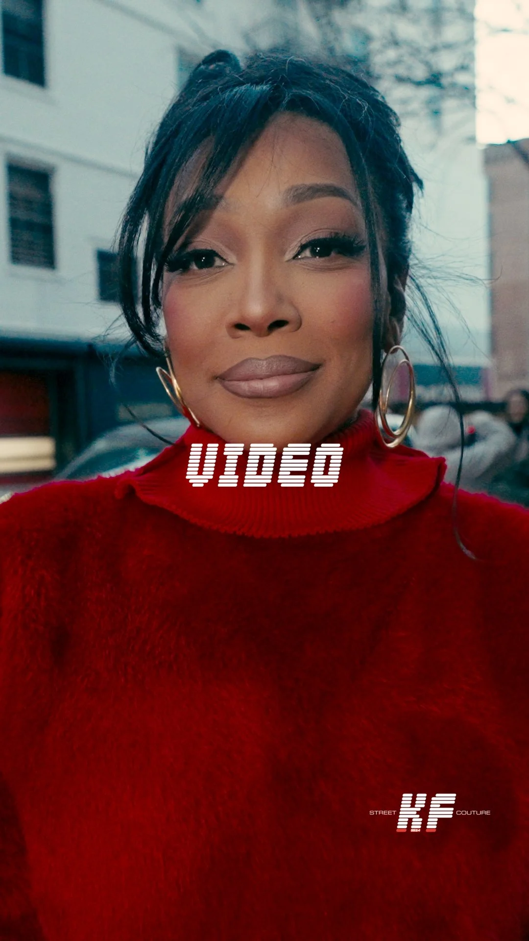 Street Style Video of Monica Denise Arnold at the Christian Siriano FW26 New York Fashion Week Show