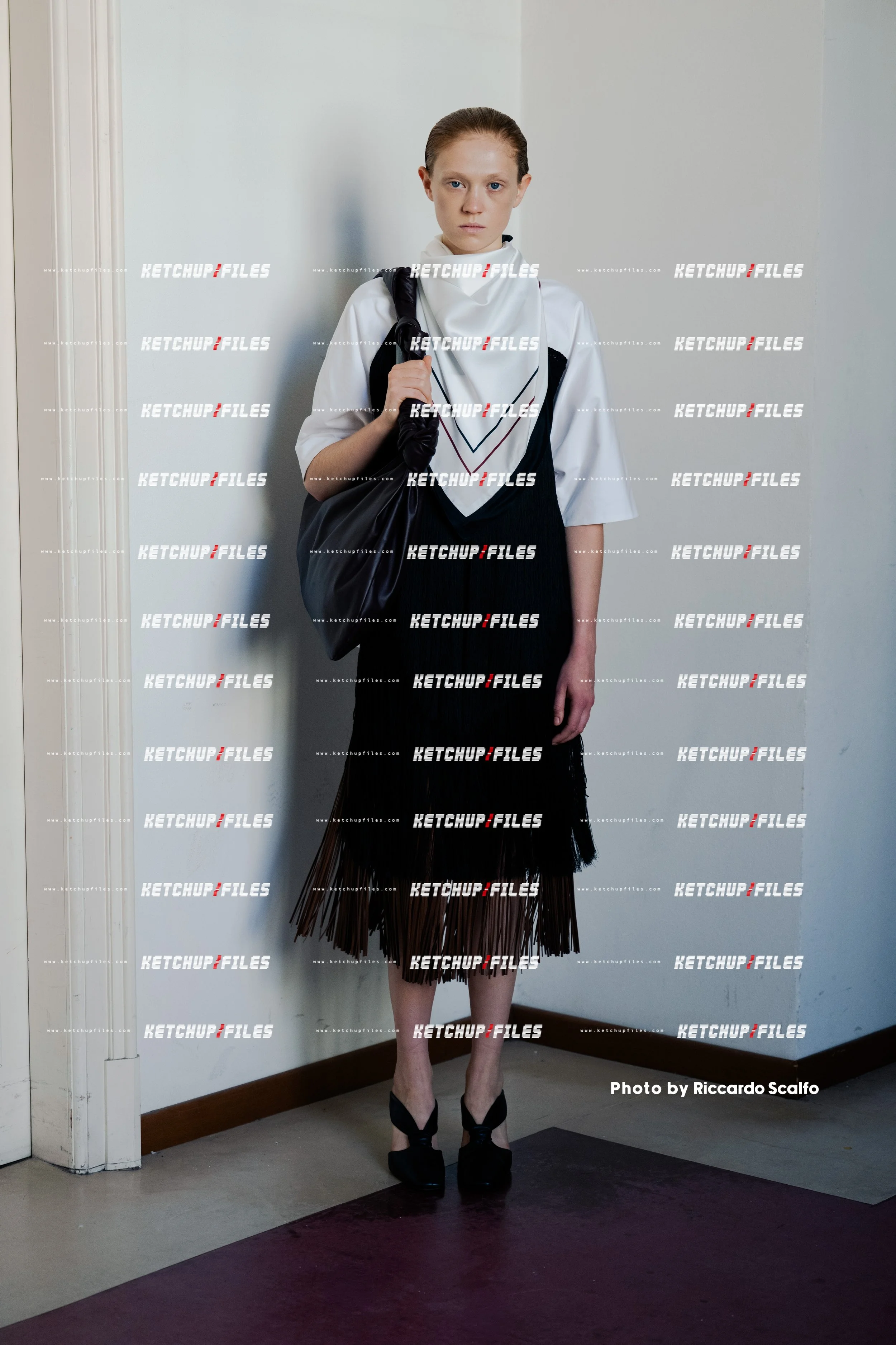 Backstage Photo at the Calcaterra SS26 Milan Fashion Week Show SS26