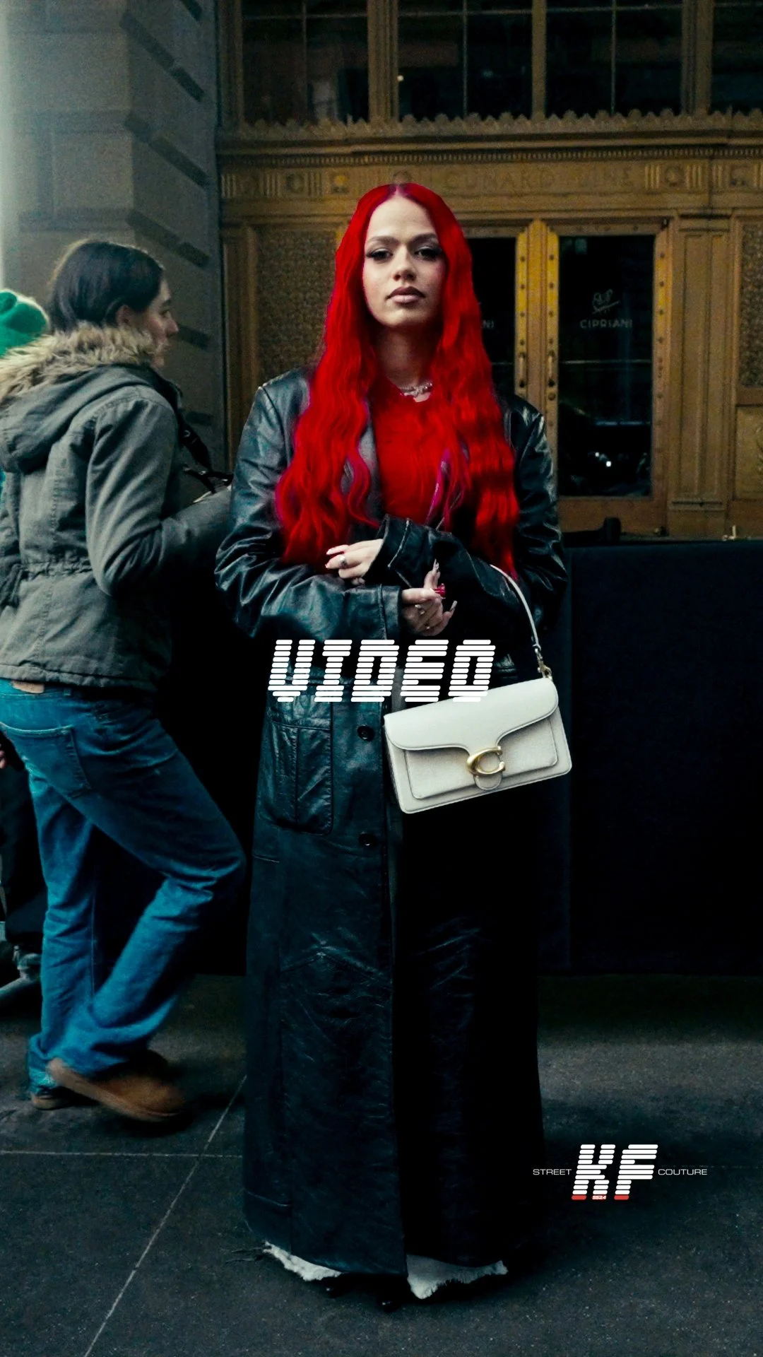 Street Style Video of Josy Napieray at the Coach FW26 New York Fashion Week Show