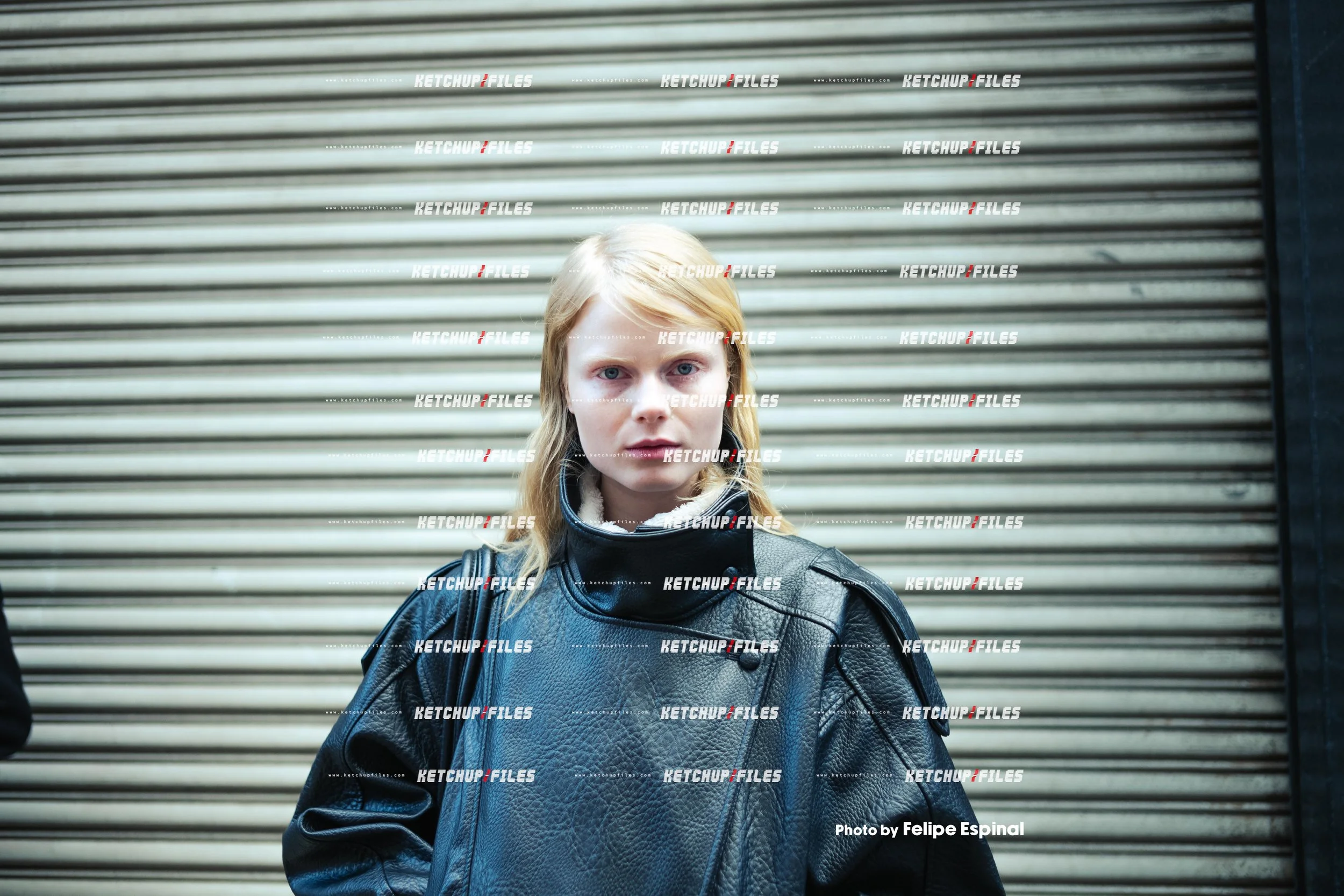 Street Style Photo of Emily Liptow at the Zankov FW26 New York Fashion Week Show