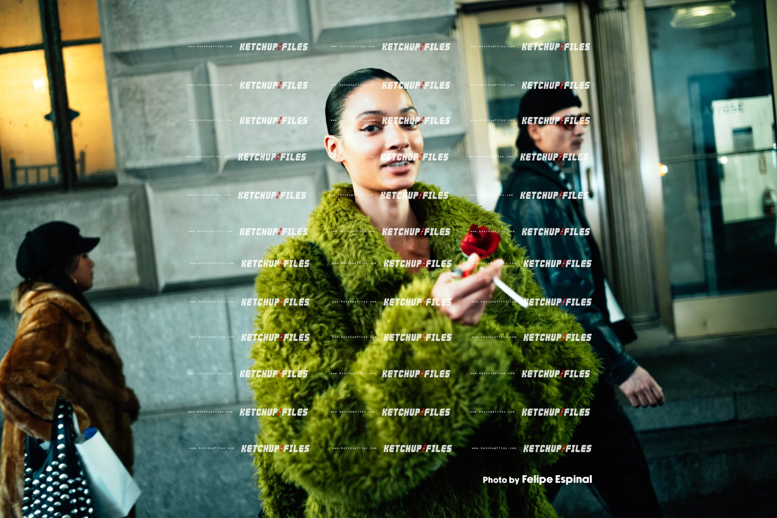 Street Style Photo of Guest at the Prabal Gurung FW26 New York Fashion Week Show