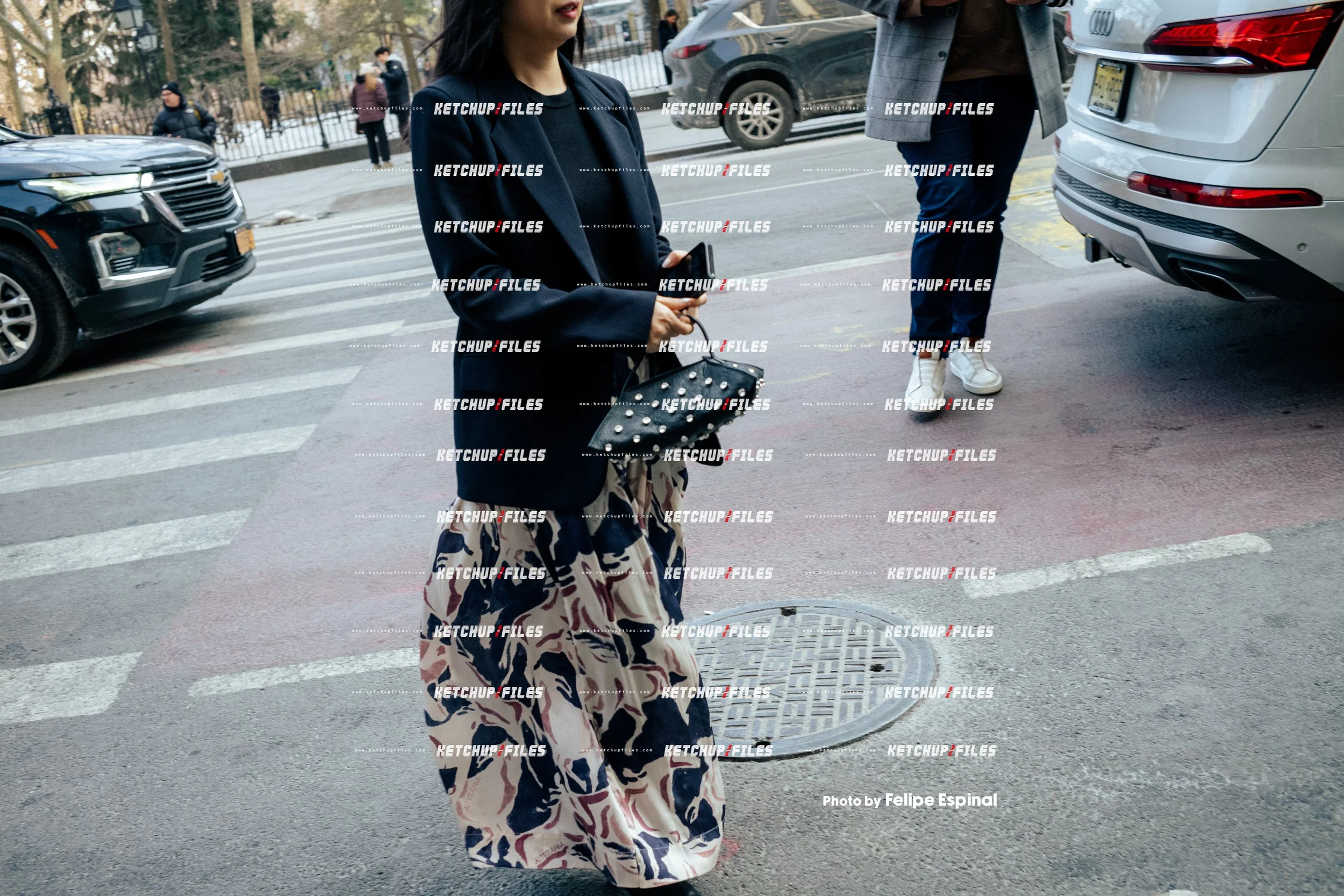 Street Style Photo of Guest at the Altuzarra FW26 New York Fashion Week Show