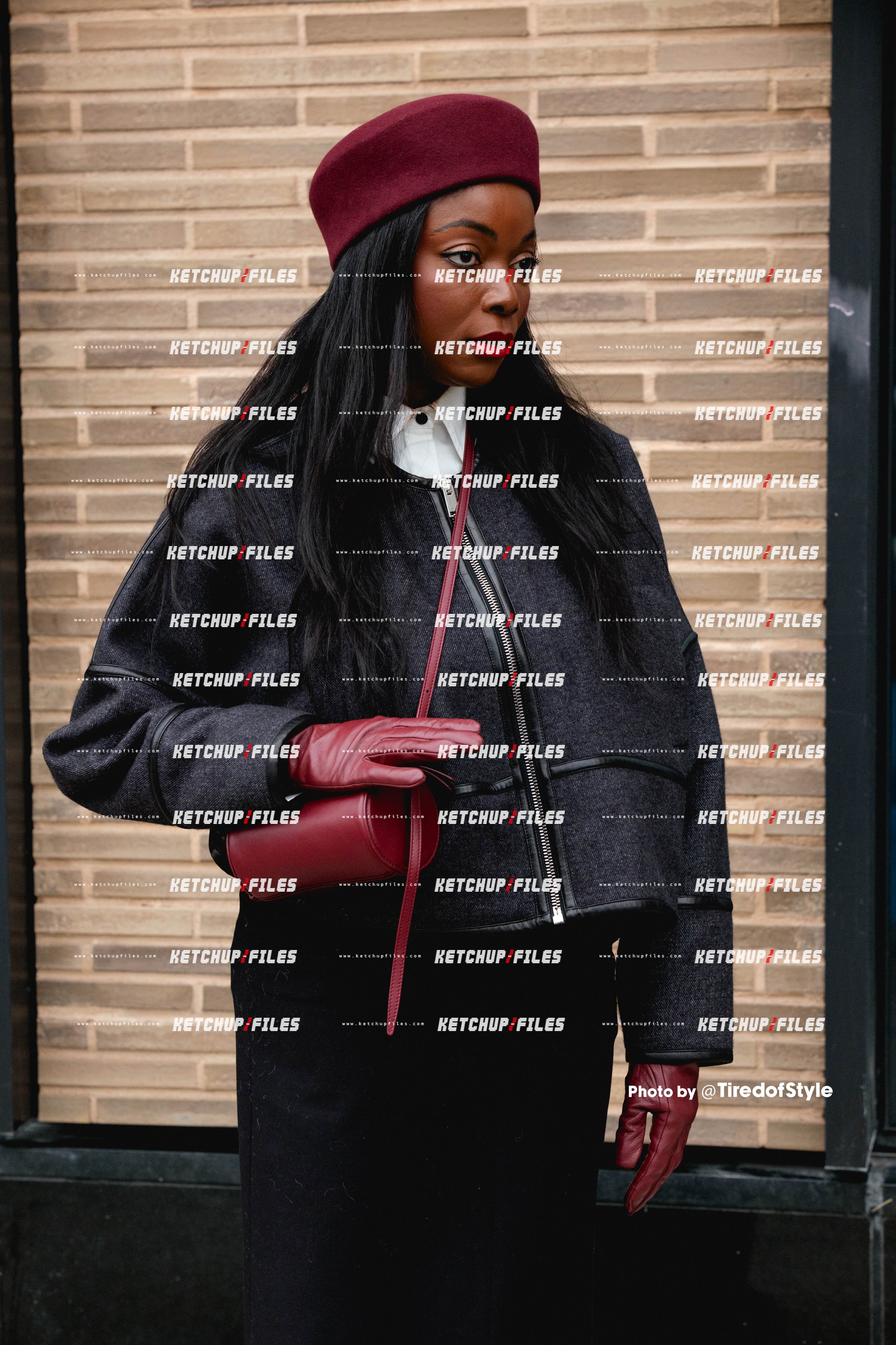 Street Style Photo of Coco Bassey at the Proenza Schouler FW26 New York Fashion Week Show