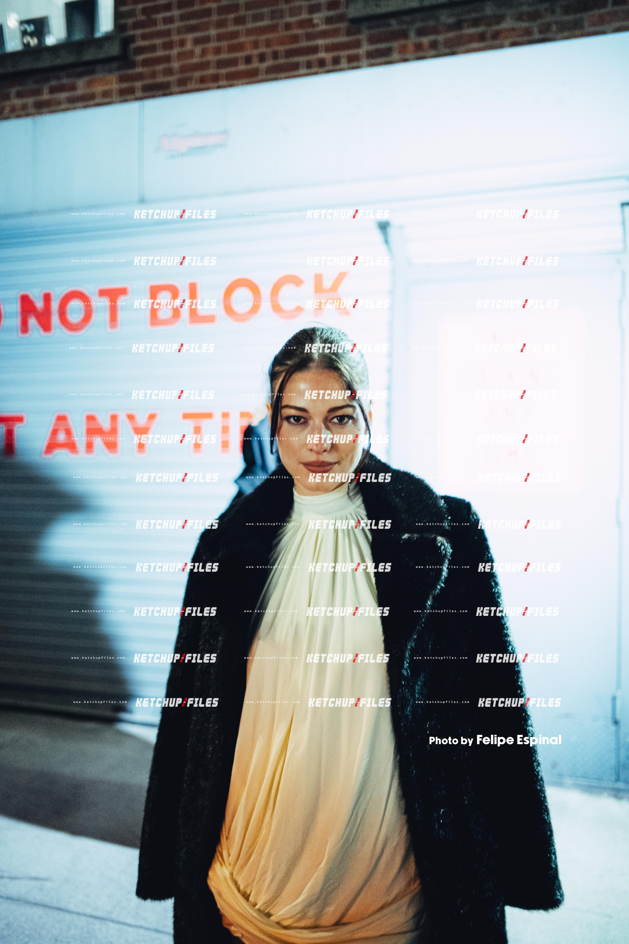 Street Style Photo of Guest at the Area FW26 New York Fashion Week Show