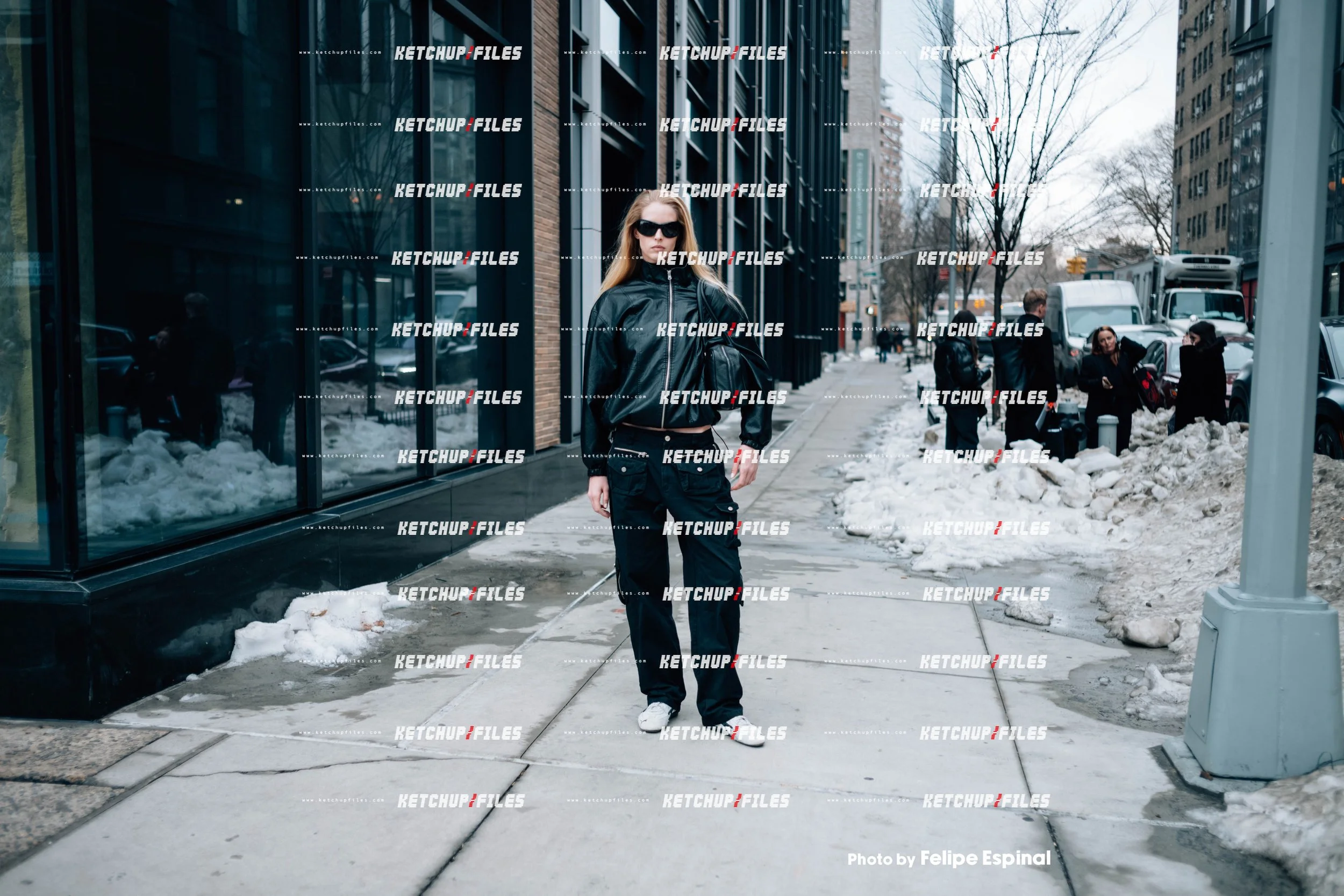 Street Style Photo of Abby Champion at the Proenza Schouler FW26 New York Fashion Week Show
