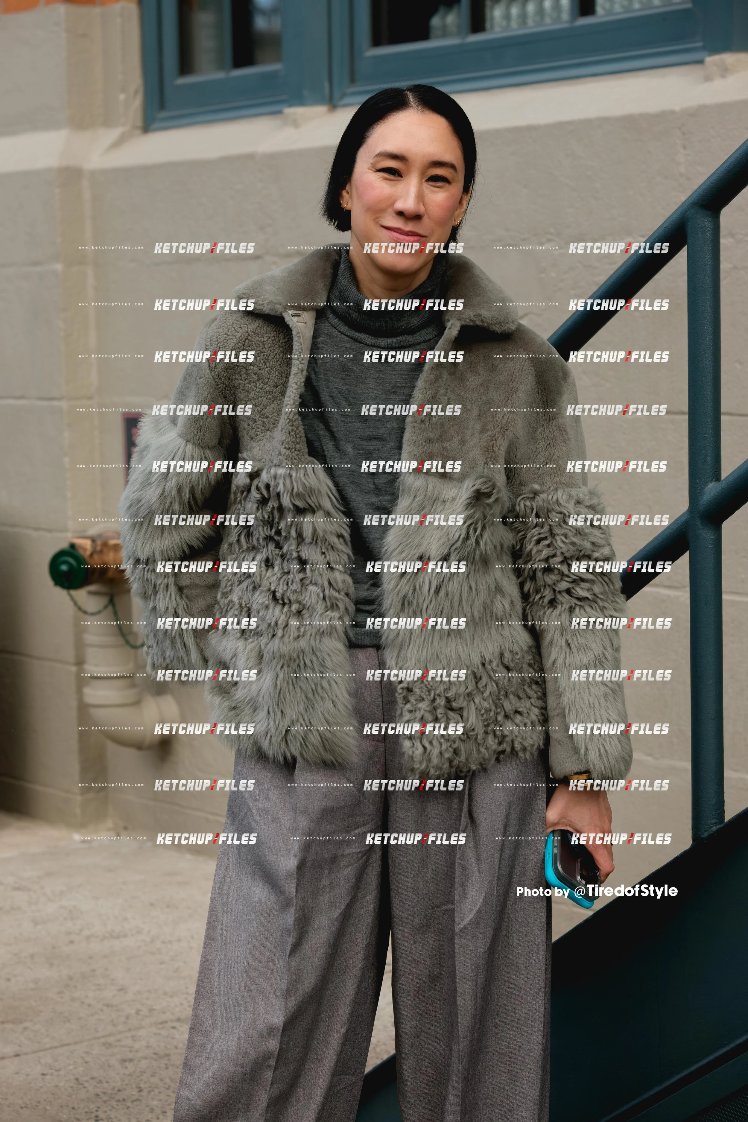 Street Style Photo of Guest at the Carolina Herrera  FW26 New York Fashion Week Show