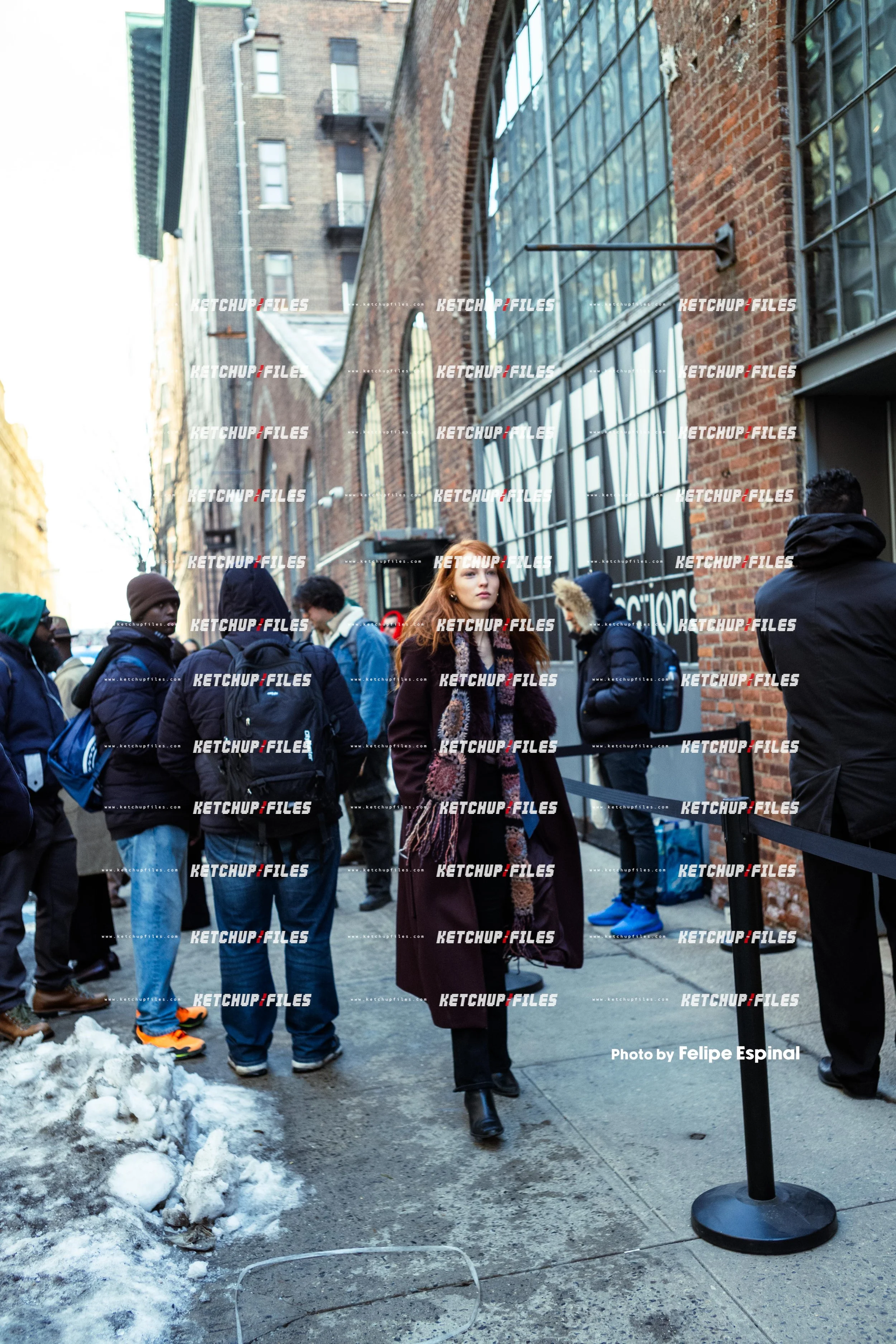 Street Style Photo of Mollie Moore at the Zankov FW26 New York Fashion Week Show