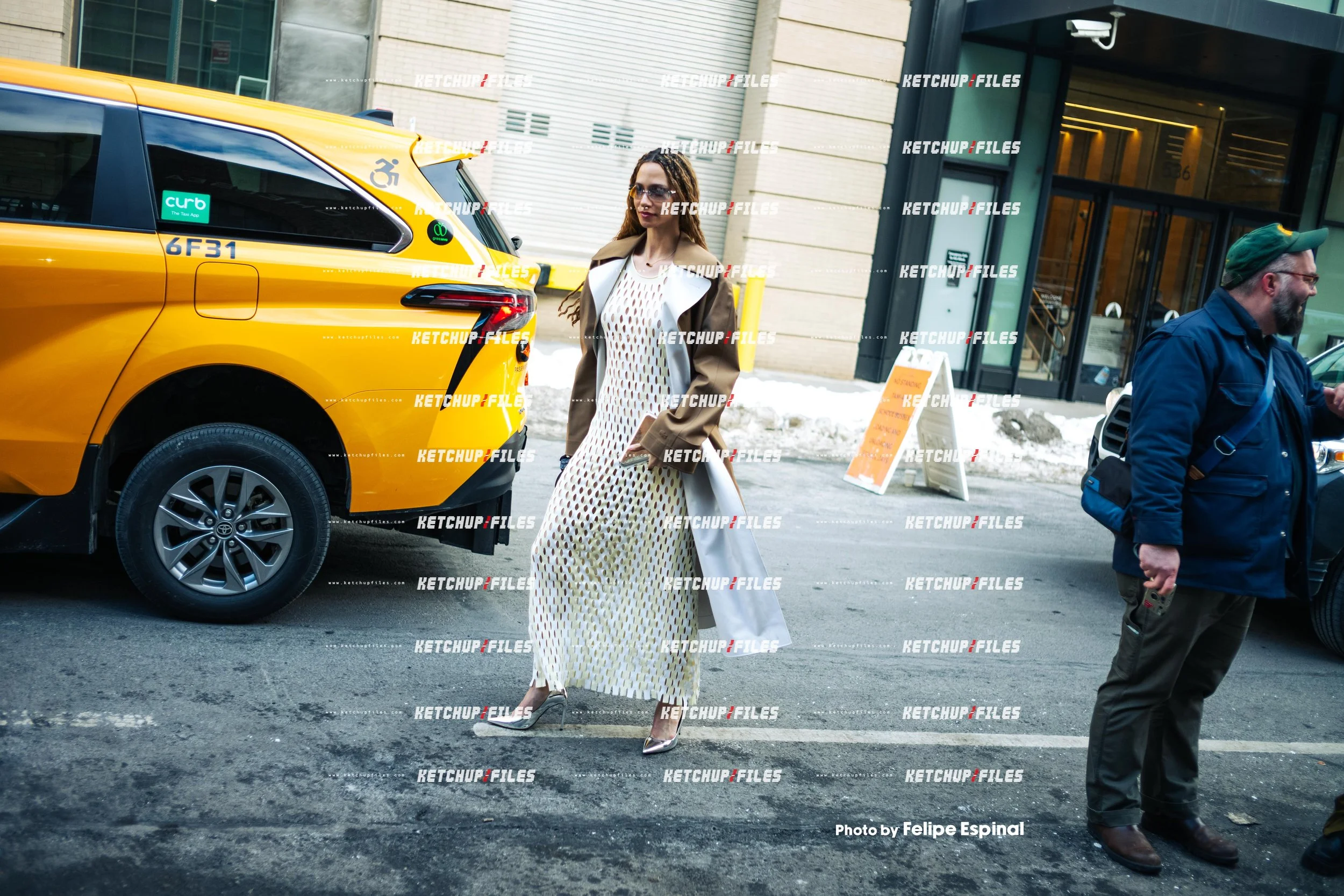 Street Style Photo of Jordan Rand at the Zankov FW26 New York Fashion Week Show