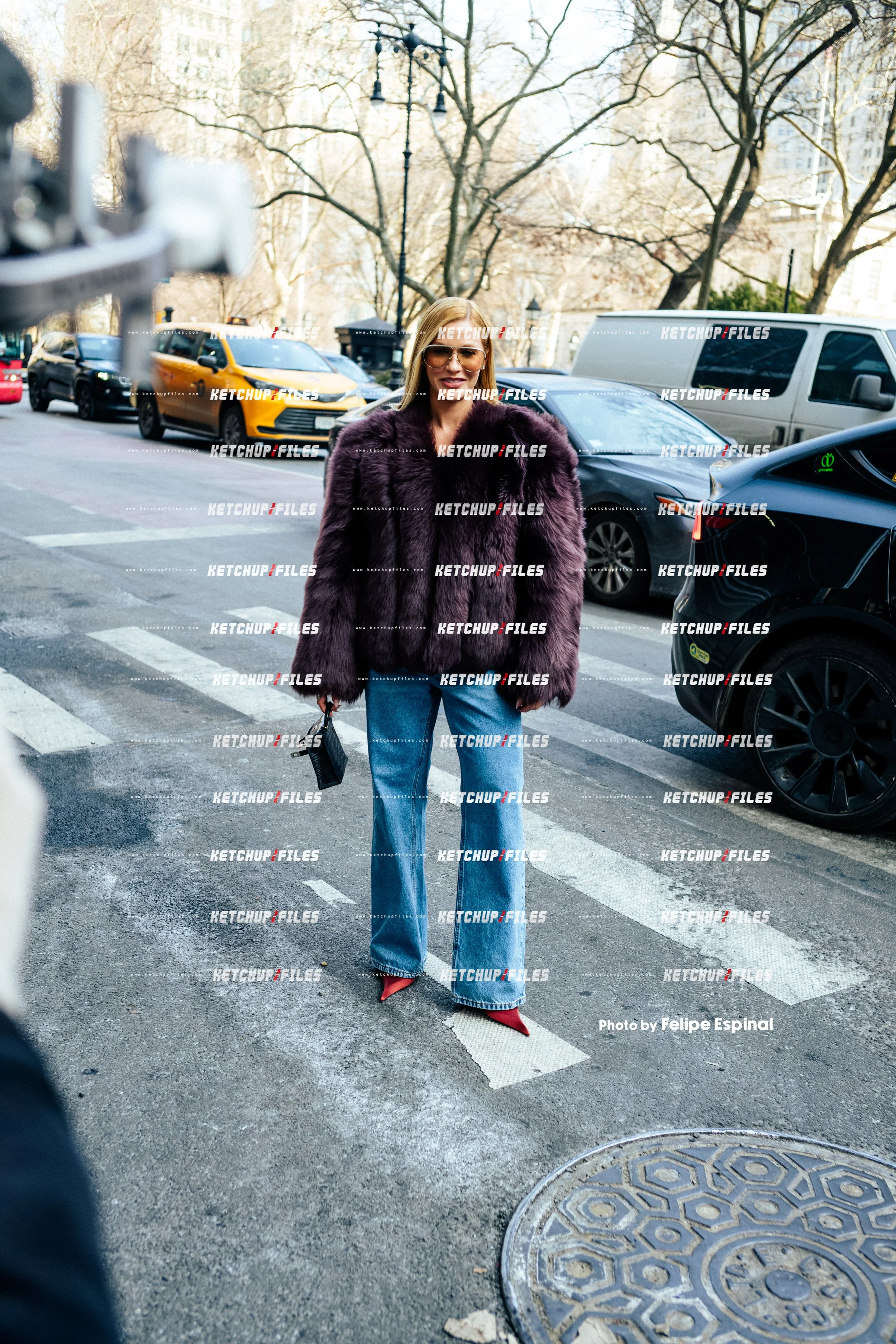 Street Style Photo of Andressa Suita at the Altuzarra FW26 New York Fashion Week Show