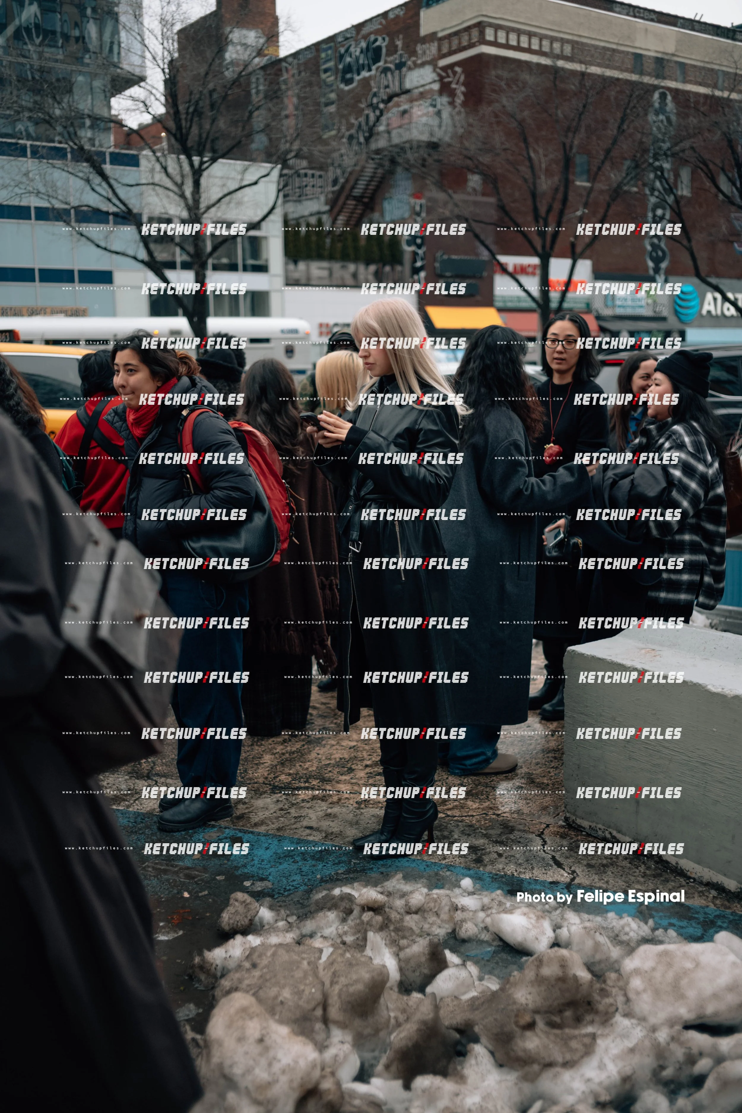 Street Style Photo of Brenda Weischer at the Proenza Schouler FW26 New York Fashion Week Show