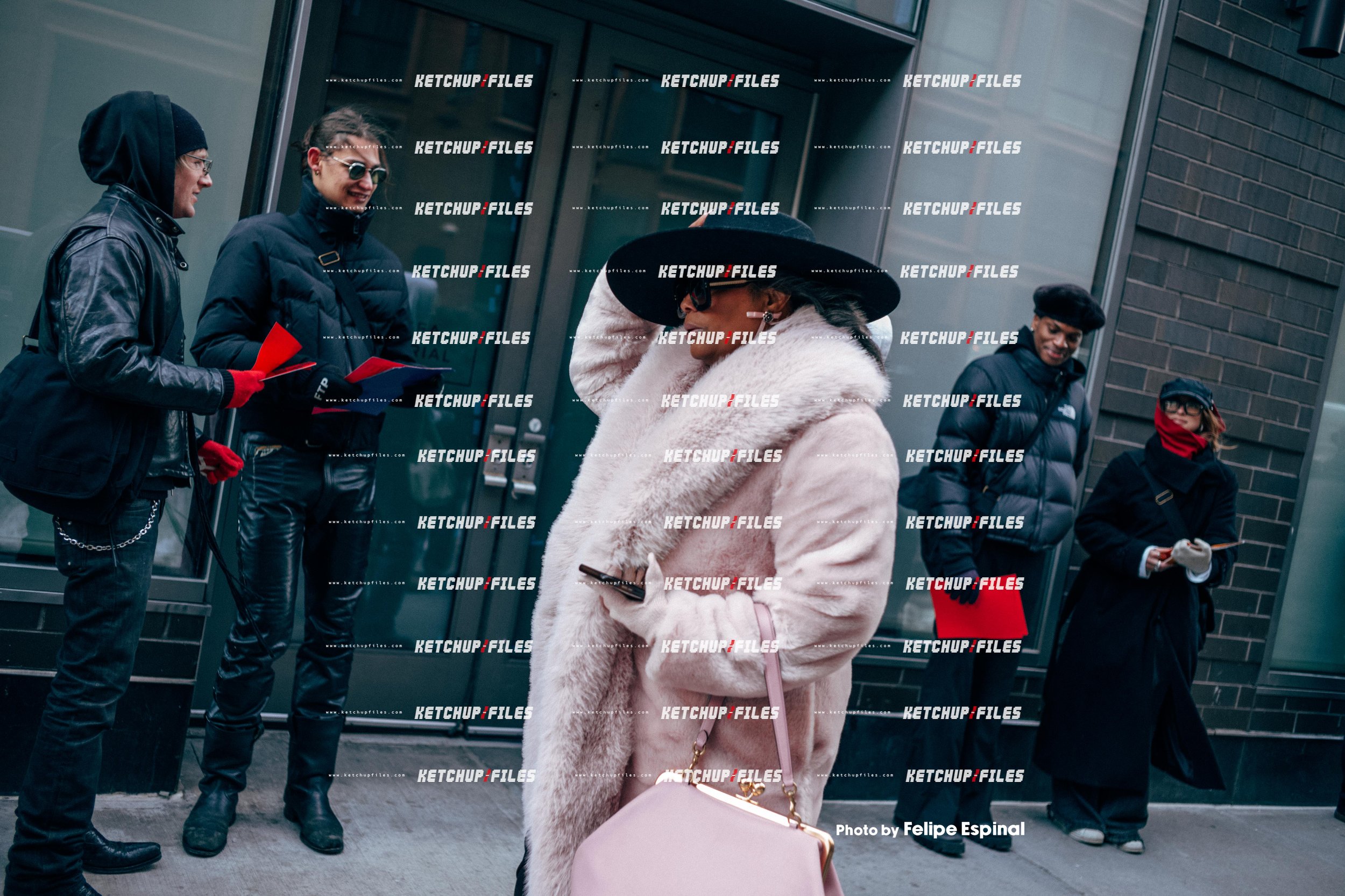 Street Style Photo of Guest at the Christian Siriano FW26 New York Fashion Week Show
