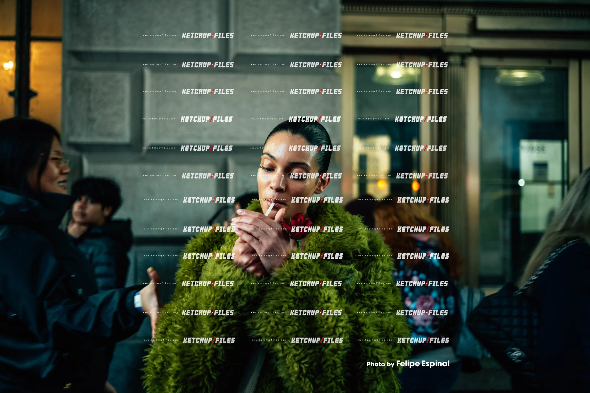 Street Style Photo of Guest at the Prabal Gurung FW26 New York Fashion Week Show