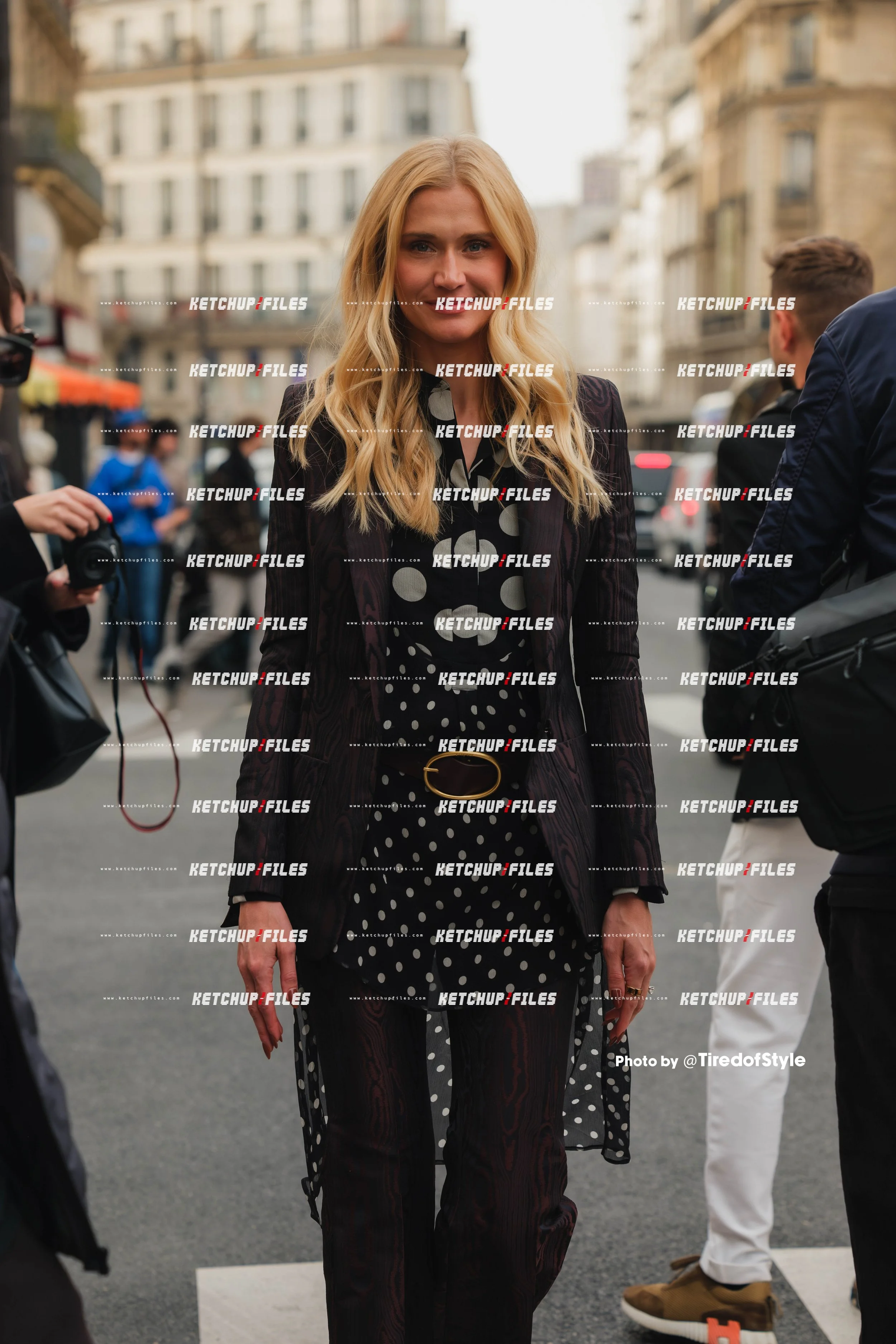 Street Style Editorial photo from Nina Ricci AW26 at Paris Fashion Week 2026